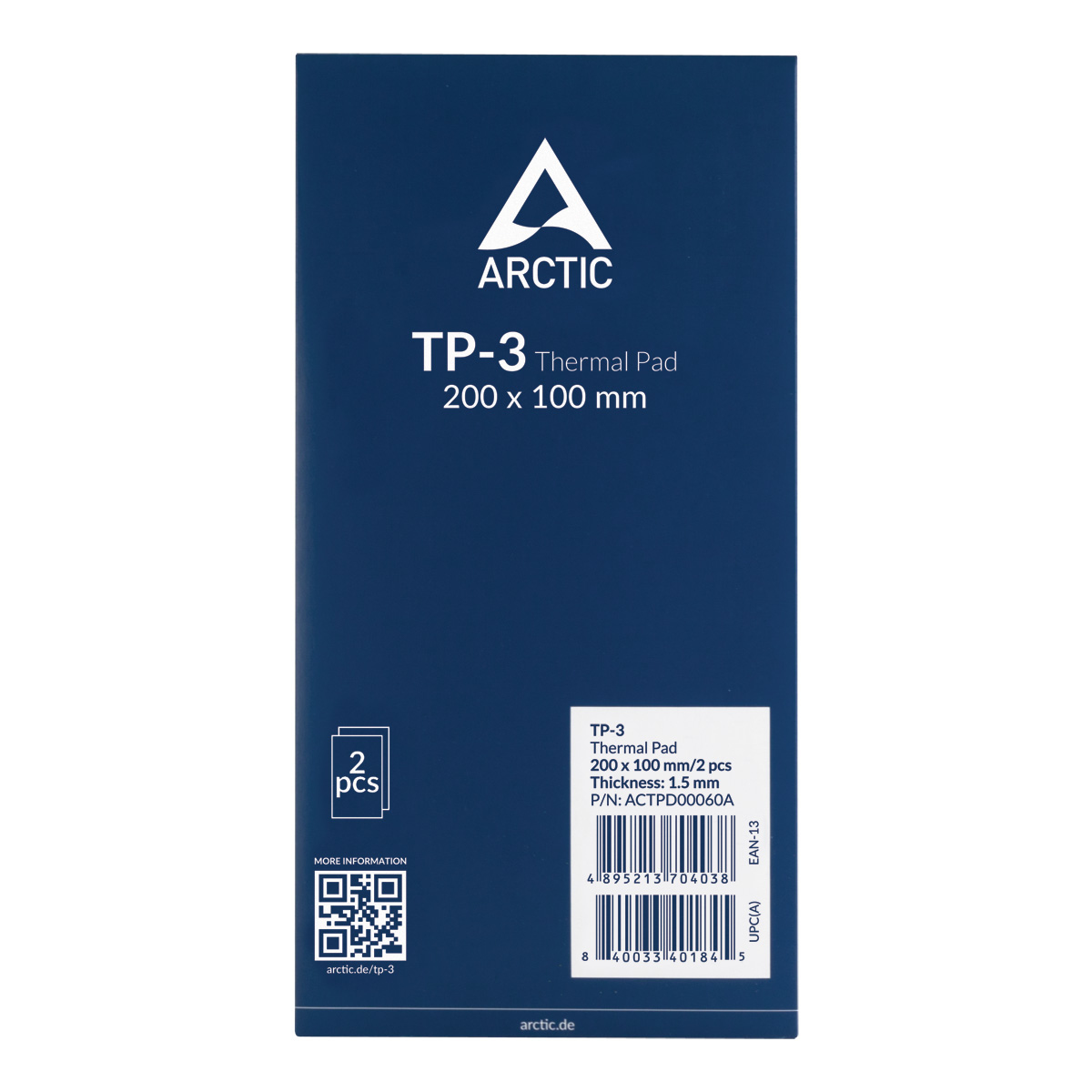 Arctic TP-3 - Thermo-Pad - Blau (Packung mit