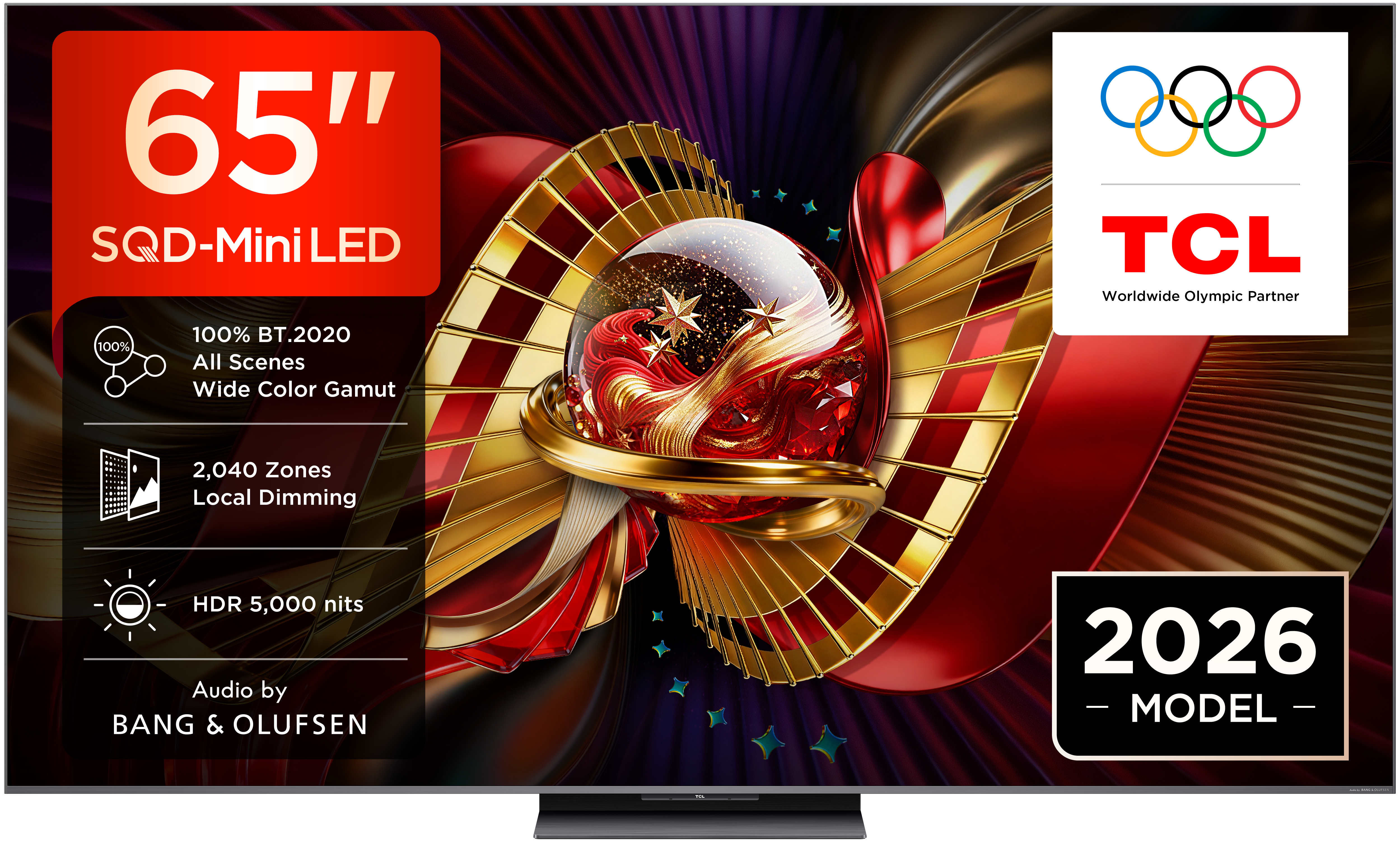 TCL C8L 65C8L TV 165,1 cm (65) 4K Ultra HD Smart TV Wifi Noir 6000 cd/m�
