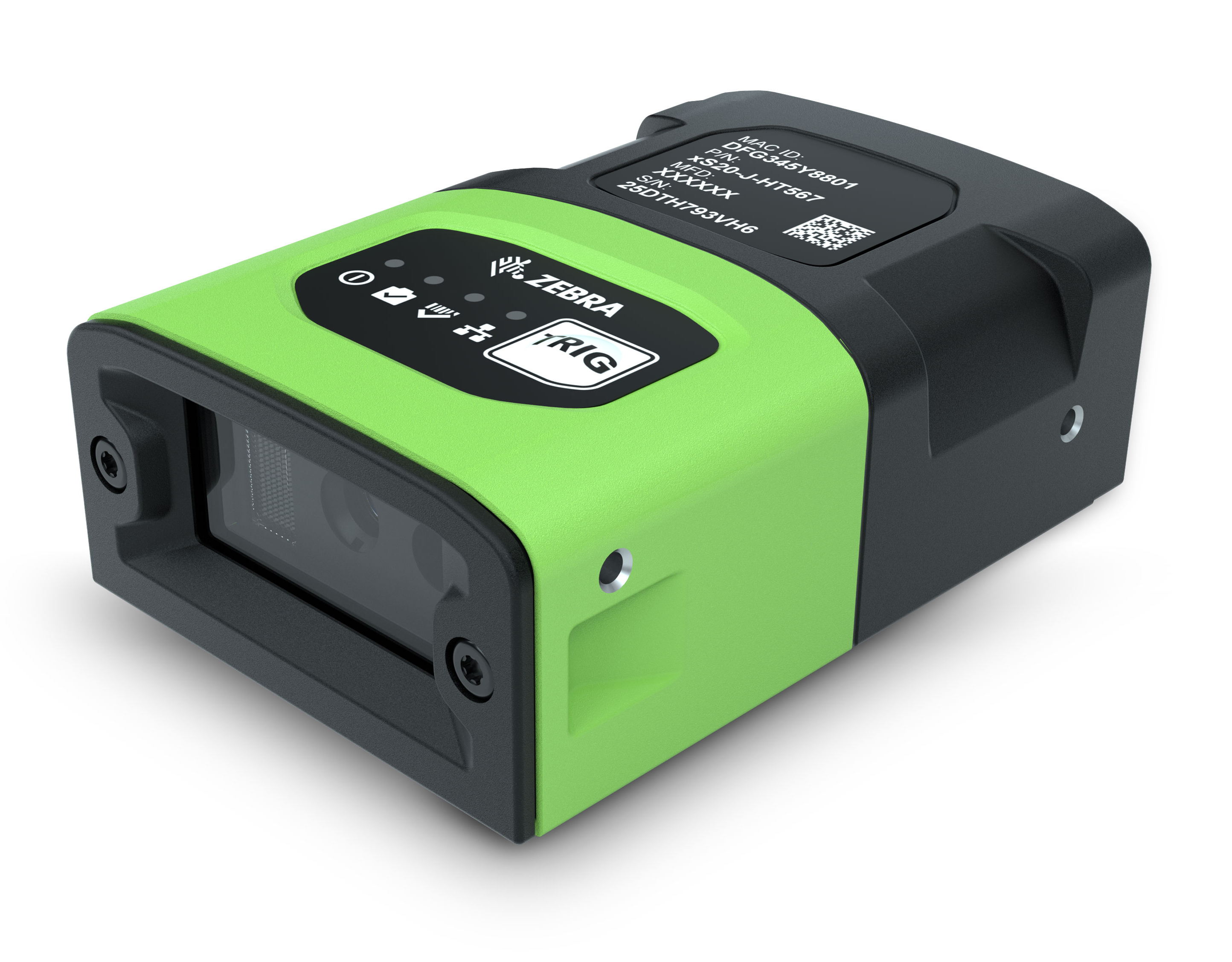 Zebra FS20 Lettore di codici a barre fisso 1D/2D CMOS Nero, Verde