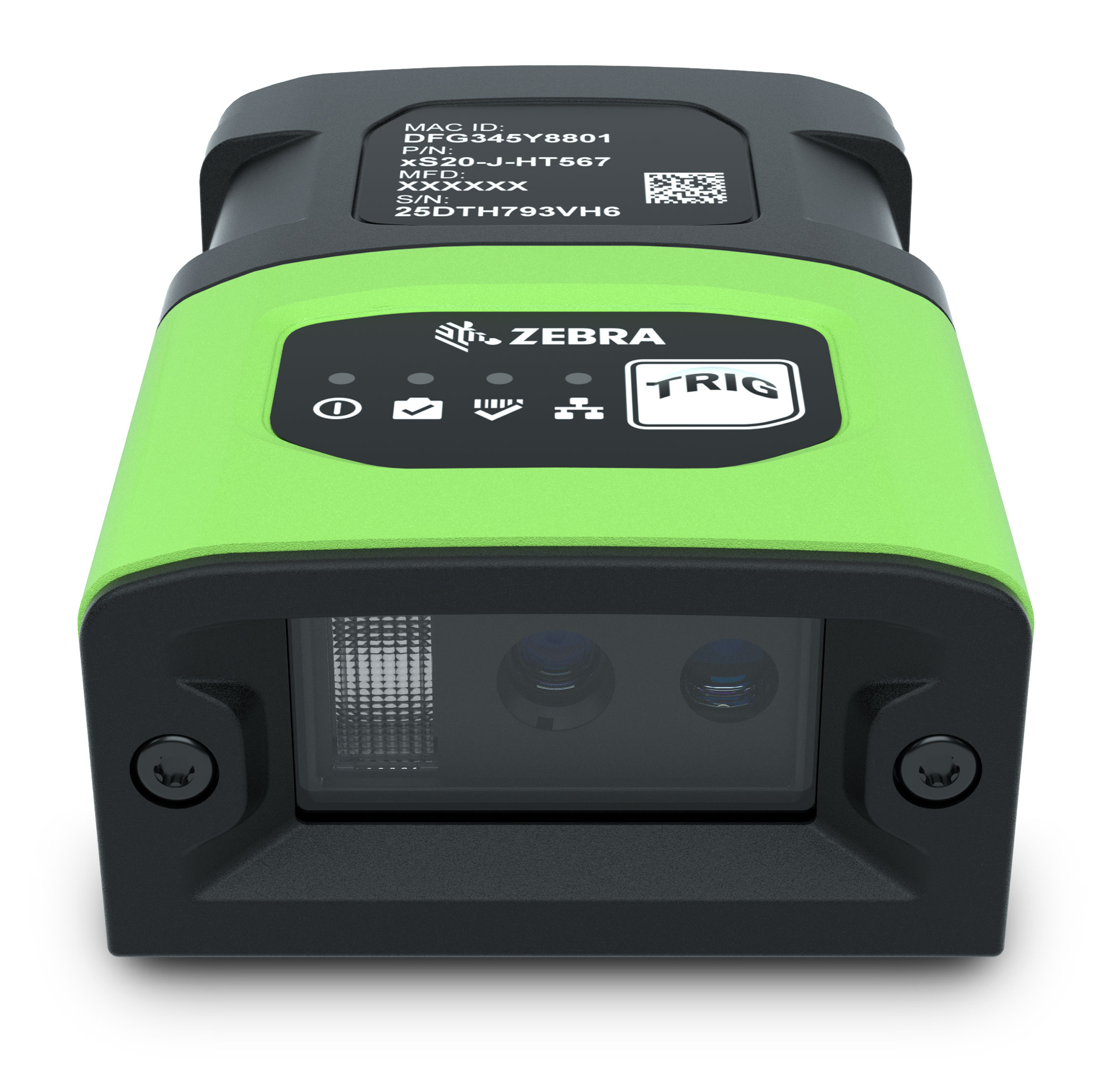 Zebra FS20 Lettore di codici a barre fisso 1D/2D CMOS Nero, Verde