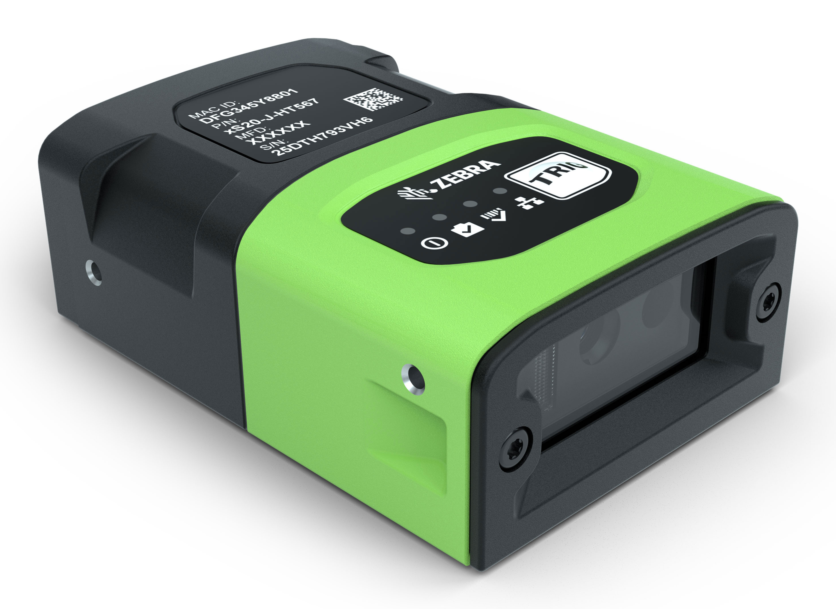 Zebra FS20 Lettore di codici a barre fisso 1D/2D CMOS Nero, Verde