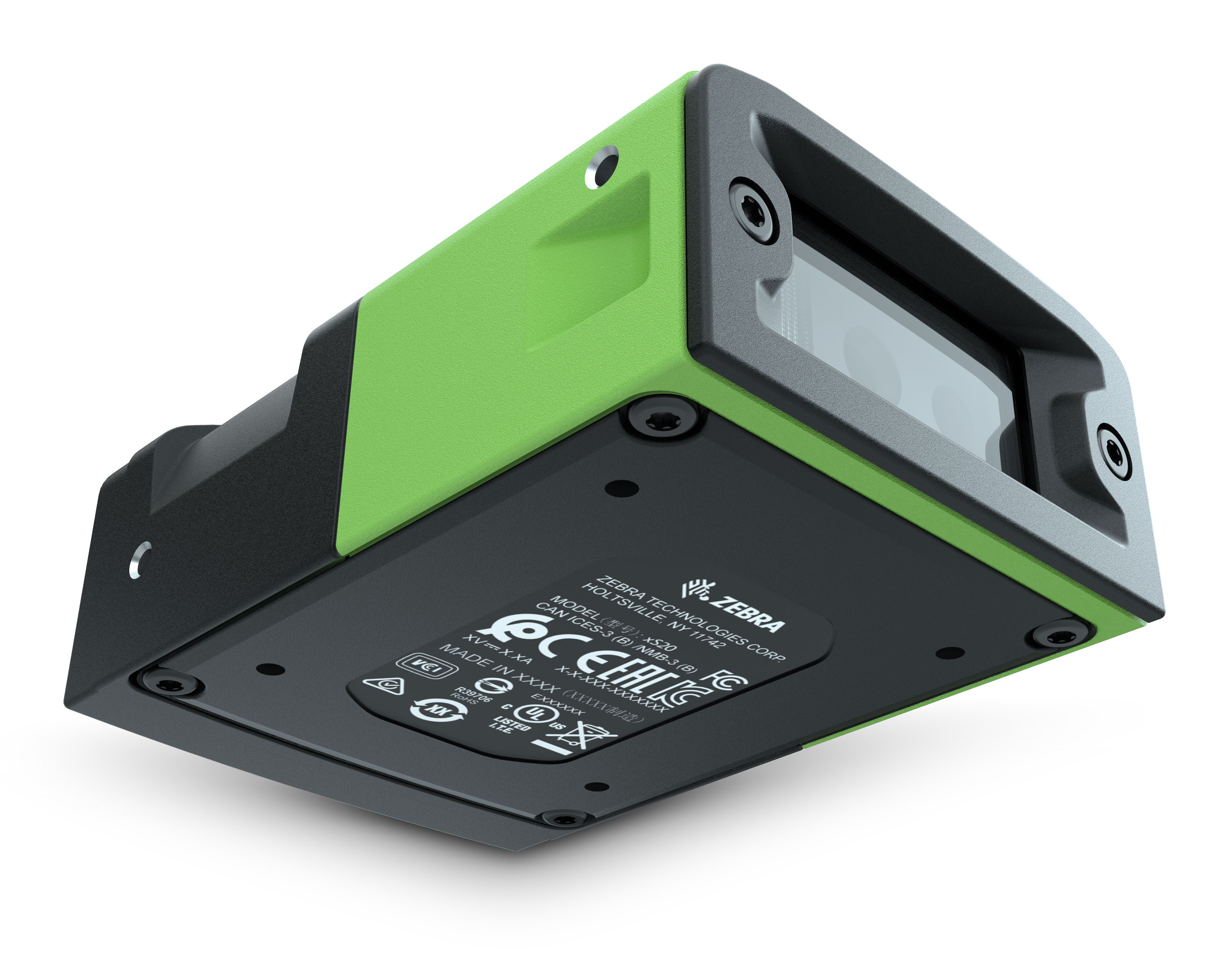Zebra FS20 Lettore di codici a barre fisso 1D/2D CMOS Nero, Verde