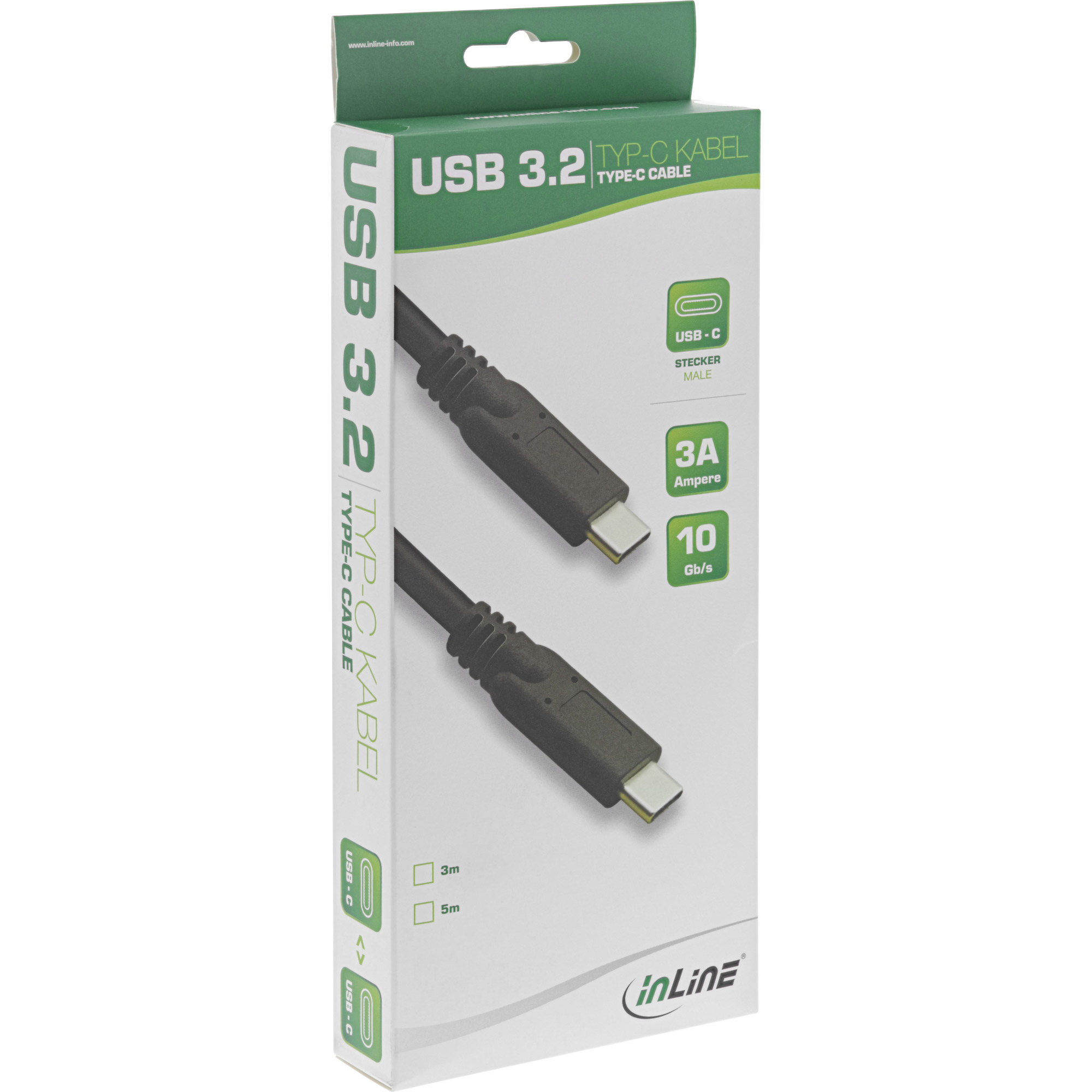 InLine USB-Kabel - USB-C (M) zu USB-C (M)