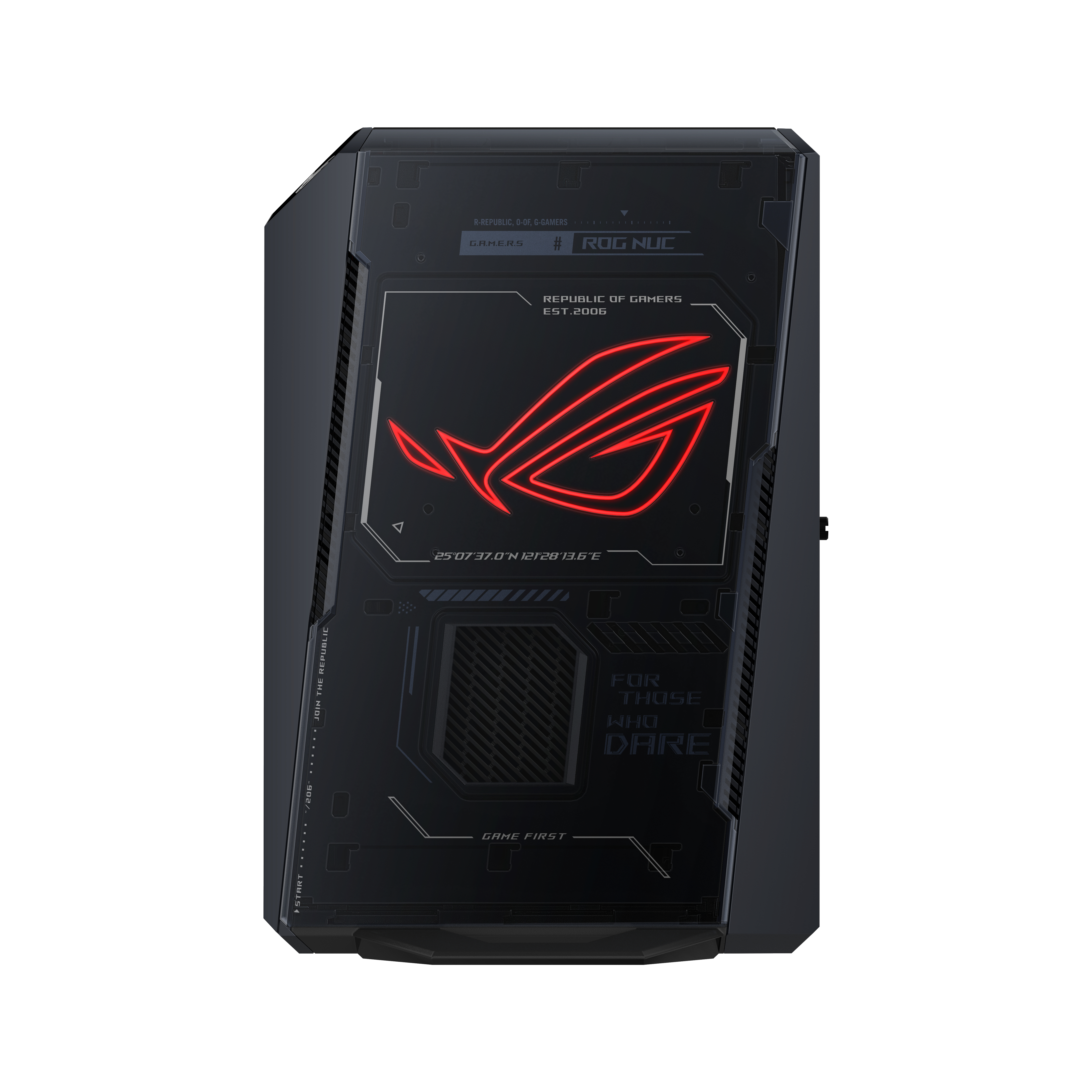 ASUS ROG NUC RNUC15JNK9X389A2 Intel Core Ultra 9 275HX 32 Go DDR5-SDRAM 1 To SSD NVIDIA GeForce RTX 5070 Ti Windows 11 Home USFF Mini PC Noir