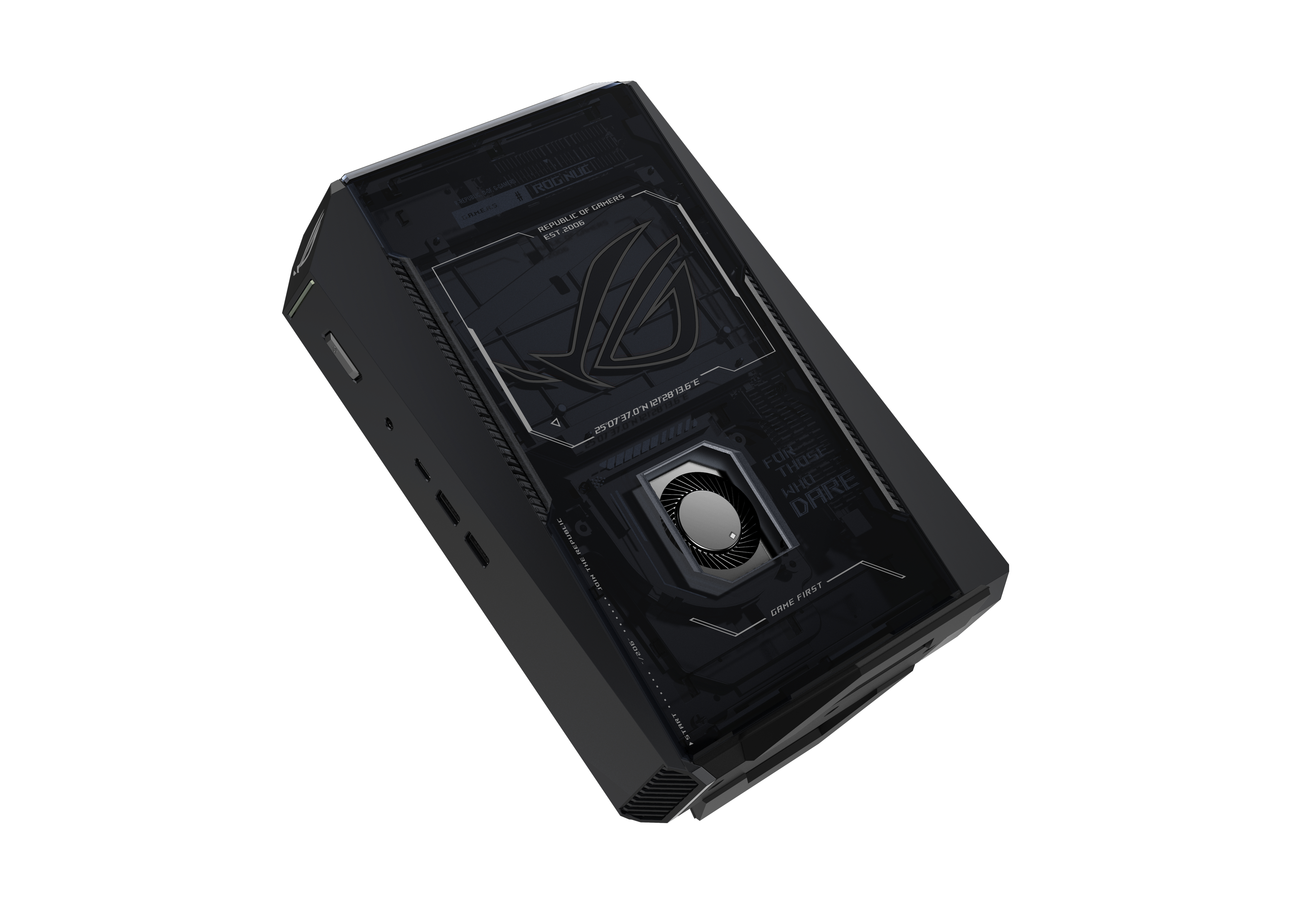 ASUS ROG NUC RNUC15JNK9X389A2 Intel Core Ultra 9 275HX 32 Go DDR5-SDRAM 1 To SSD NVIDIA GeForce RTX 5070 Ti Windows 11 Home USFF Mini PC Noir