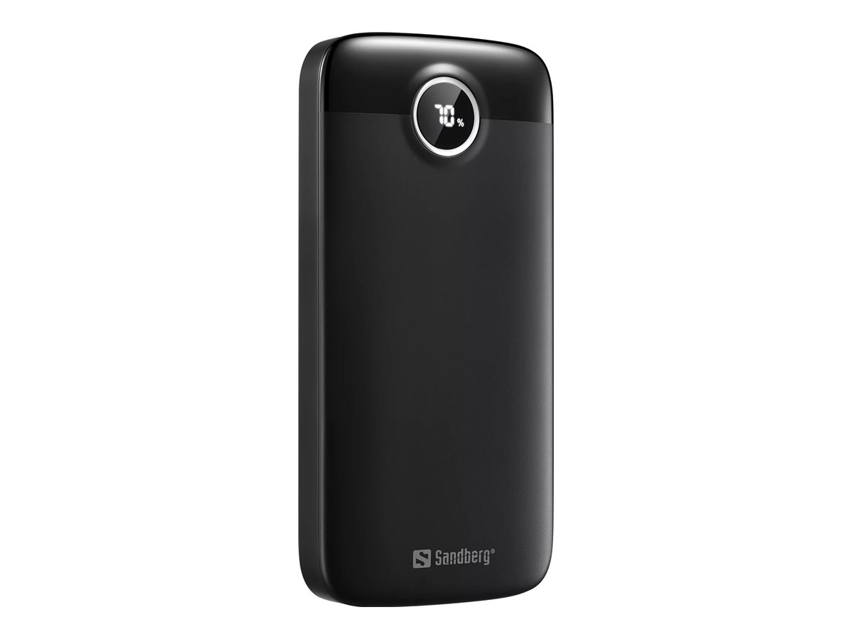 Sandberg 421-48 banque dalimentation �lectrique Semi-solide 10000 mAh Noir