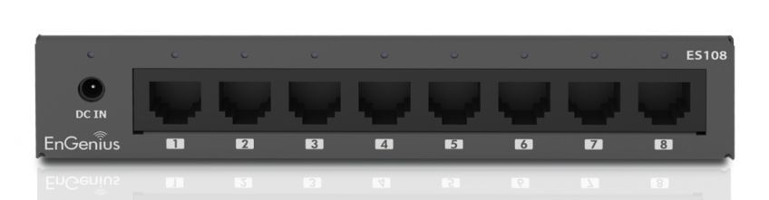 EnGenius ES108 switch di rete Non gestito Gigabit Ethernet (10/100/1000) Nero