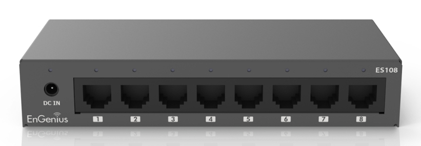 EnGenius ES108 switch di rete Non gestito Gigabit Ethernet (10/100/1000) Nero