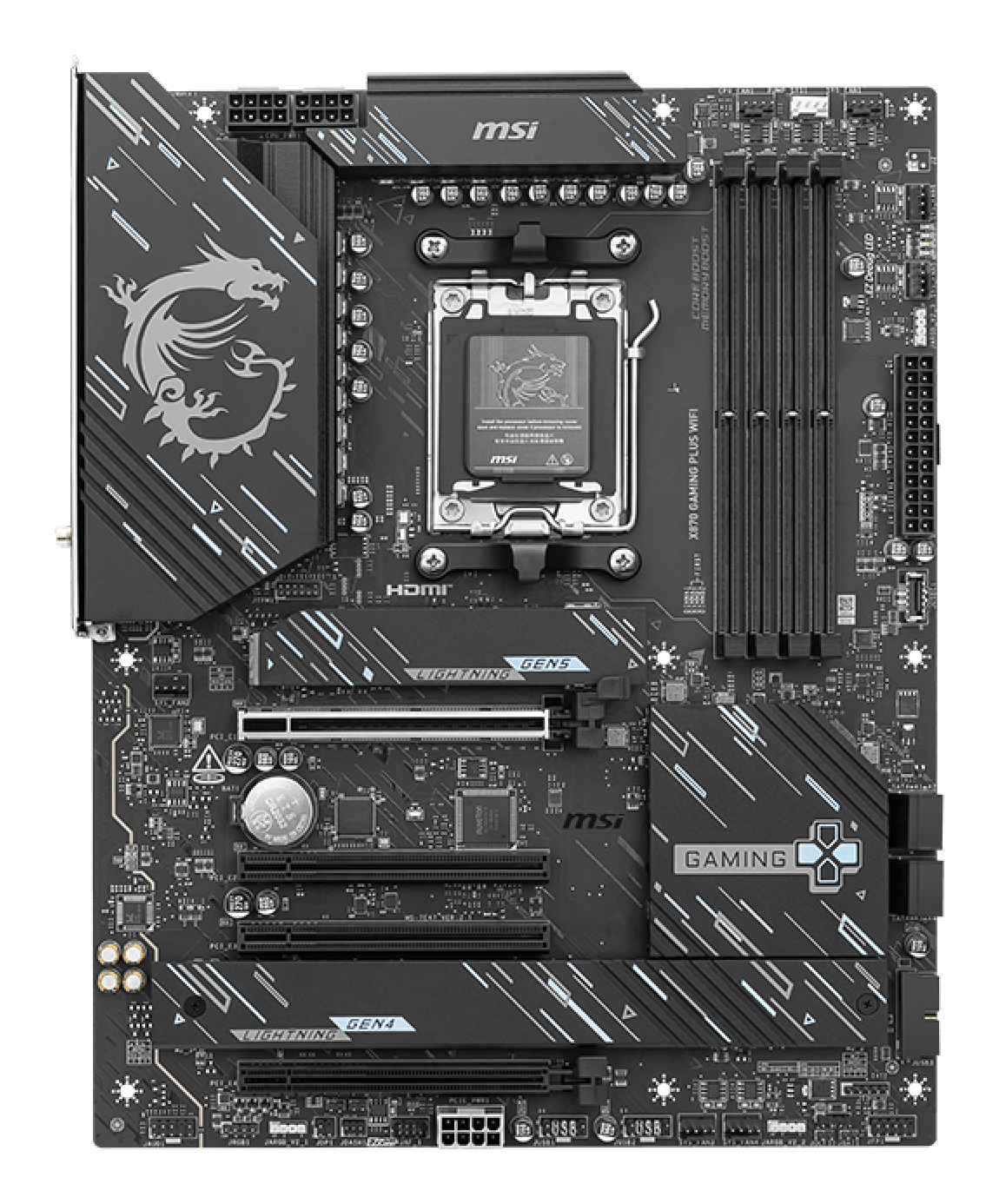 MSI X870 GAMING PLUS WIFI scheda madre AMD X870 Socket AM5 ATX