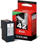 Lexmark #42 Black Return Program Print Cartridge cartuccia dinchiostro 1 Cartridge Originale Nero