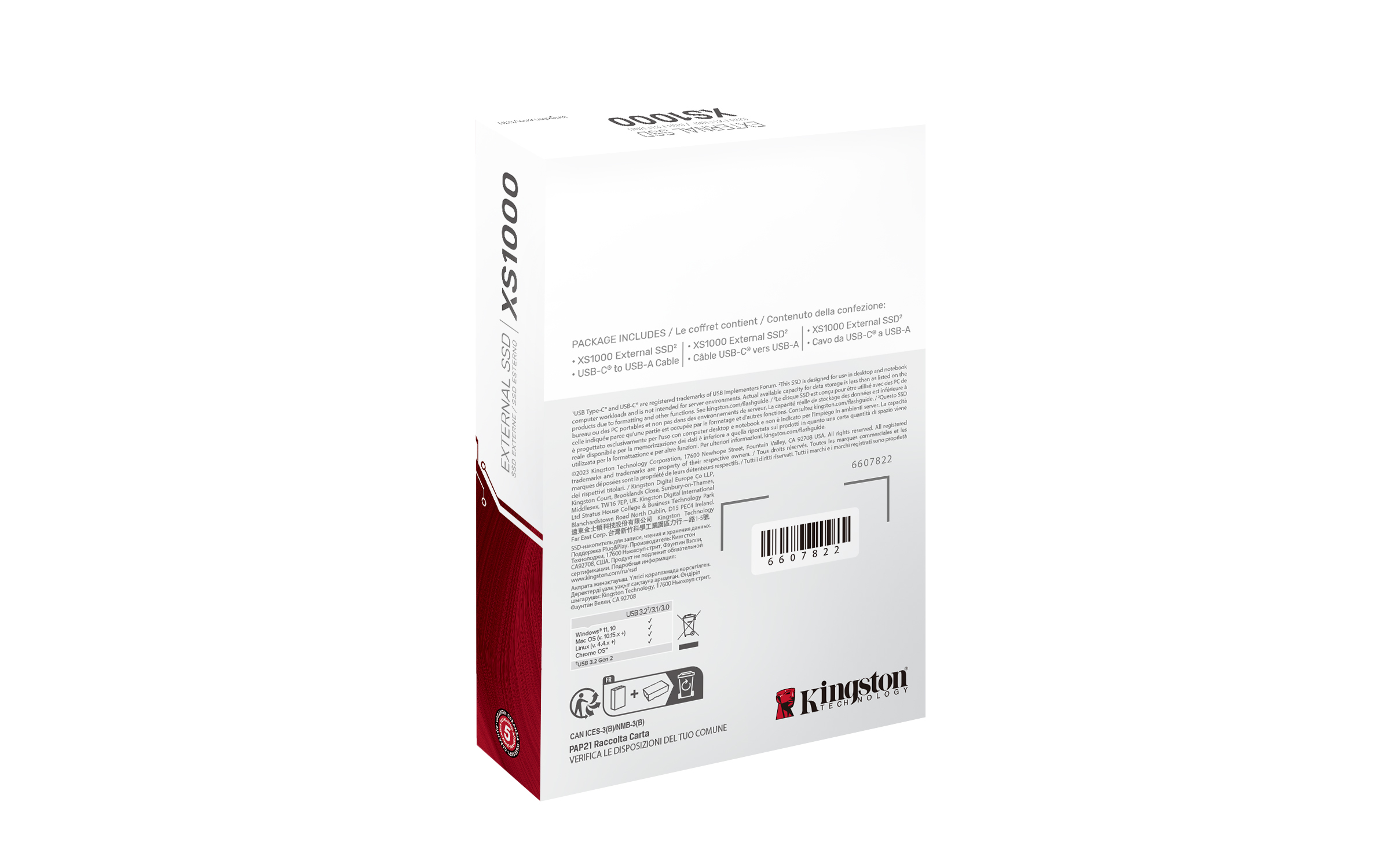 Kingston XS1000 1TB SSD Pocket-Sized USB
