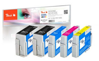 Peach PI200-631 - Tinte auf Pigmentbasis - Schwarz - Cyan - Magenta - Gelb - Epson - Multi pack - Epson WorkForce Pro WF-3700 Series Epson WorkForce Pro WF-3720 DW Epson WorkForce Pro WF-3720 DWF... - 5 St�ck(e)