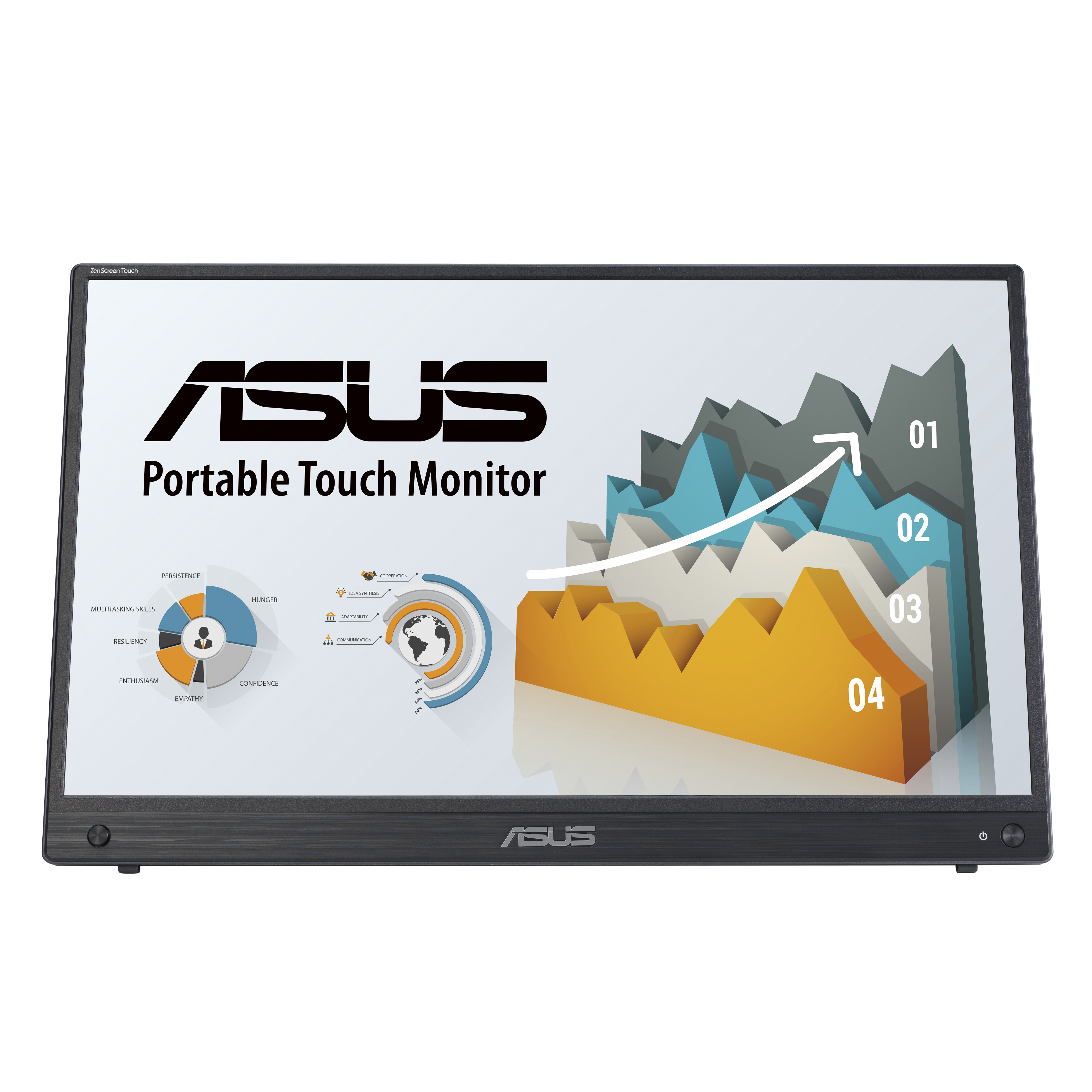 ASUS ZenScreen MB16AHT - 39,6 cm (15.6) - 1920 x 1080 Pixel - Full HD - 5 ms - Schwarz