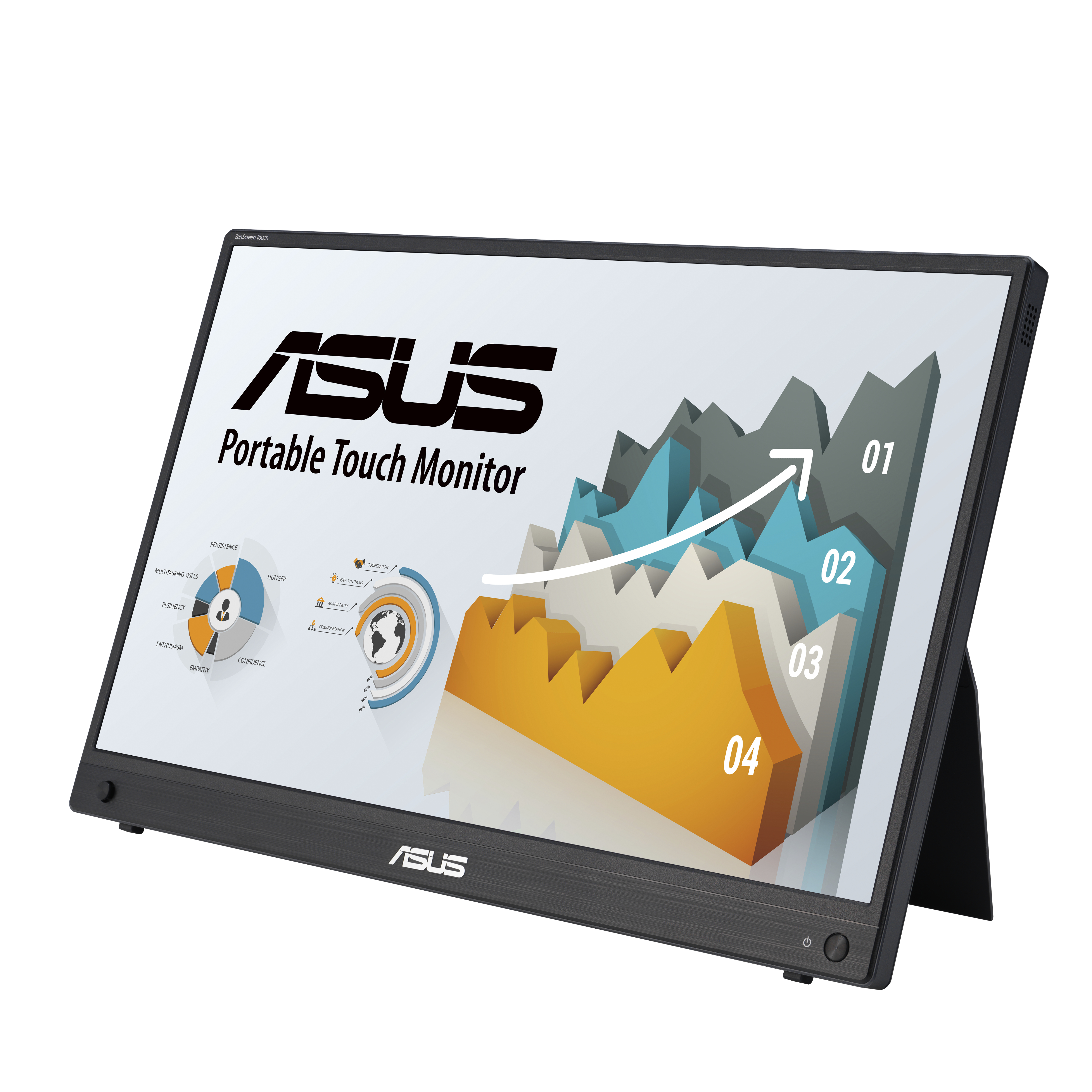 ASUS ZenScreen MB16AHT - 39,6 cm (15.6) - 1920 x 1080 Pixel - Full HD - 5 ms - Schwarz