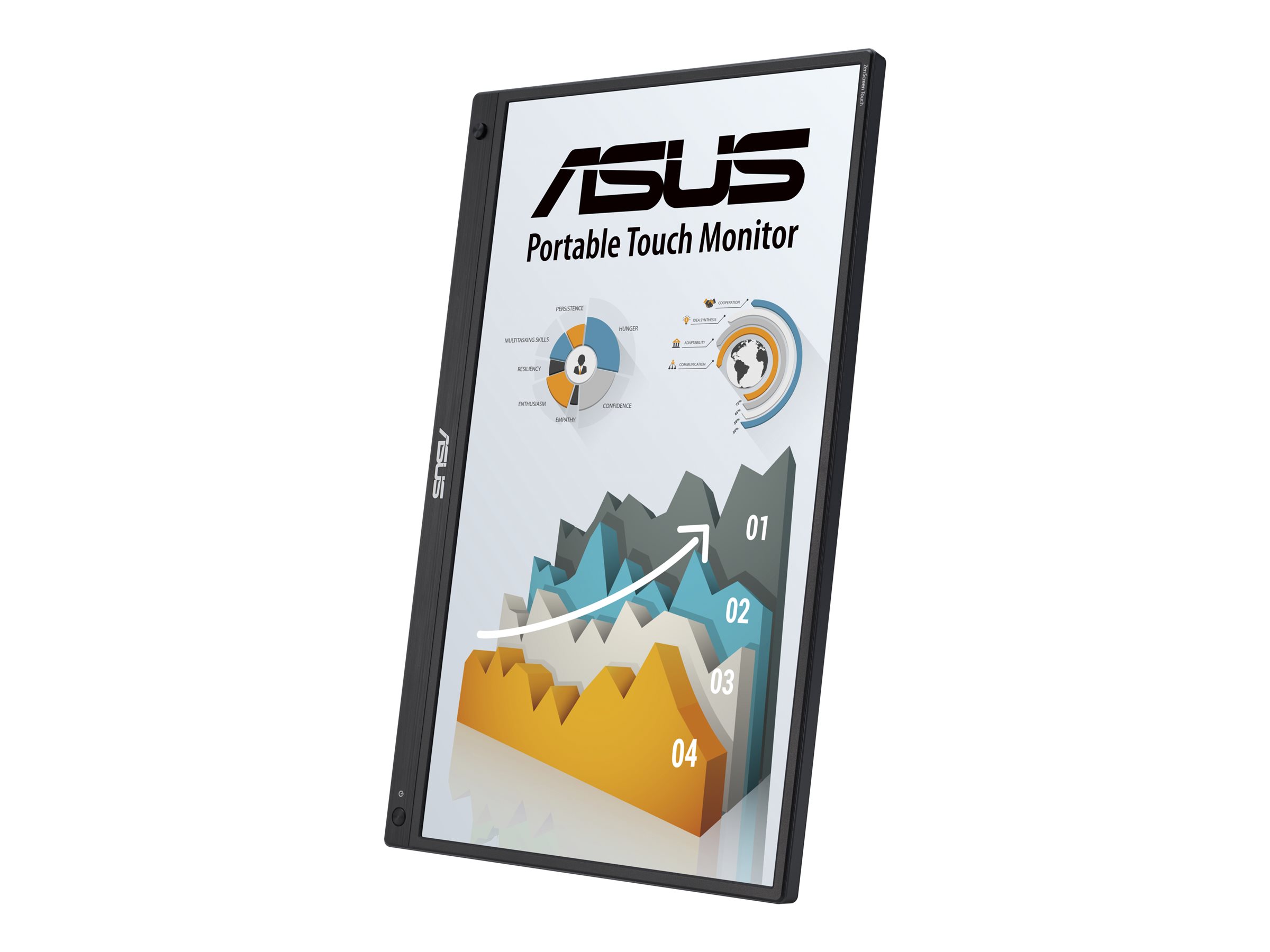 ASUS ZenScreen MB16AHT computer monitor 39.6 cm (15.6) 1920 x 1080 pixels Full HD Touchscreen Black