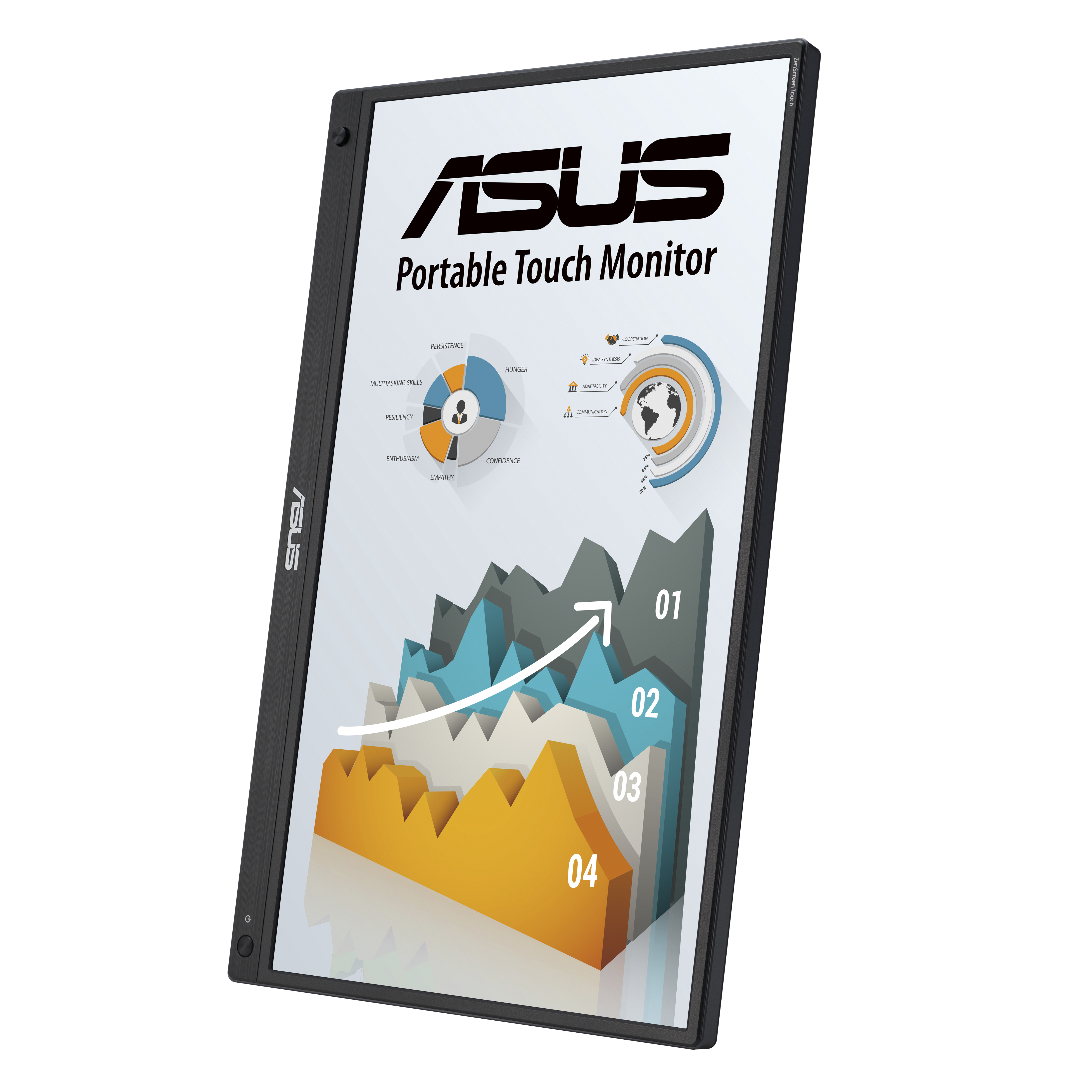 ASUS ZenScreen MB16AHT - 39,6 cm (15.6) - 1920 x 1080 Pixel - Full HD - 5 ms - Schwarz