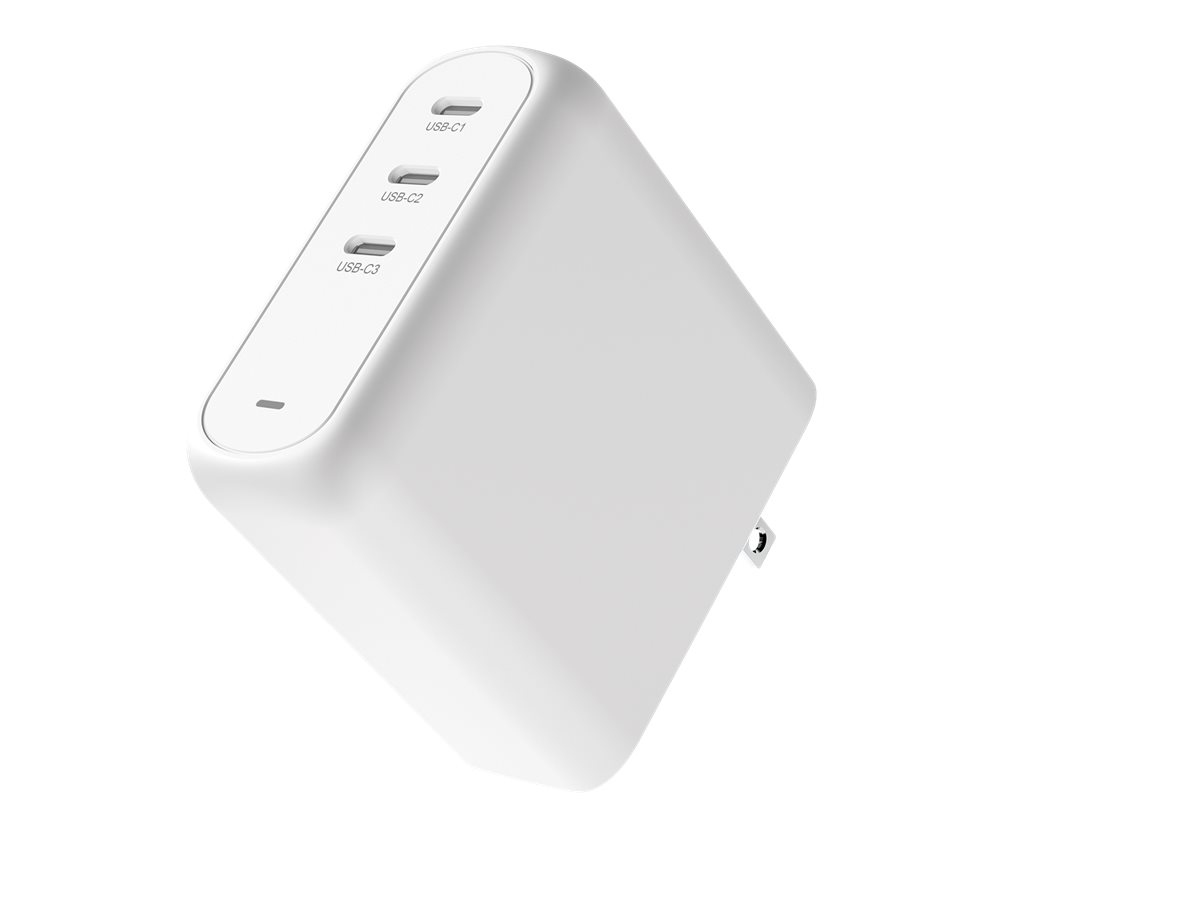 Creative Labs Creative - Netzteil - 140 Watt - Ultra Fast Charge, Power Delivery 3.1, Apple 2.4A, Qualcomm Quick Charge 4.0+ - 3 Ausgabeanschlussstellen (24 pin USB-C)