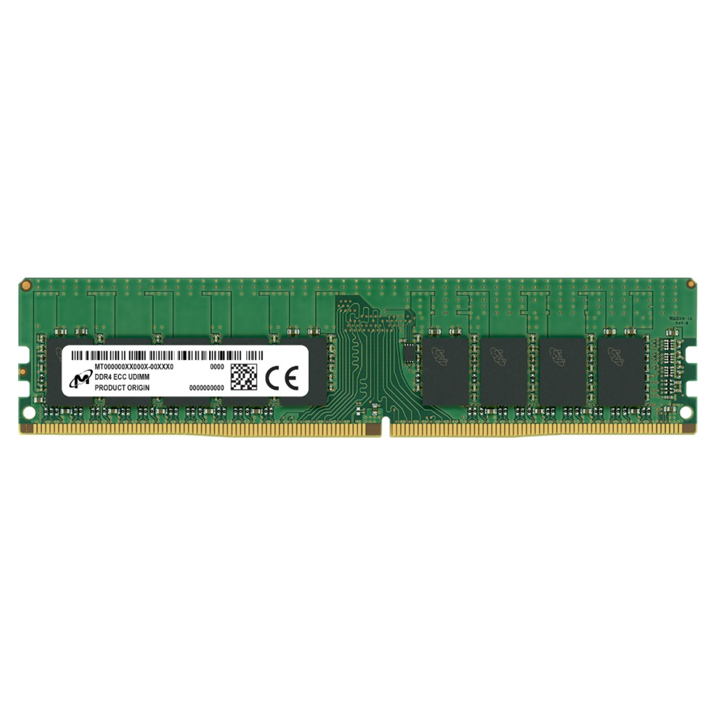Micron Crucial 32 GB ECC UDIMM DDR4-3200 MTA18ASF4G72AZ-3G2 - Arbeitsspeicher mit 32 GB - DDR4-3200
