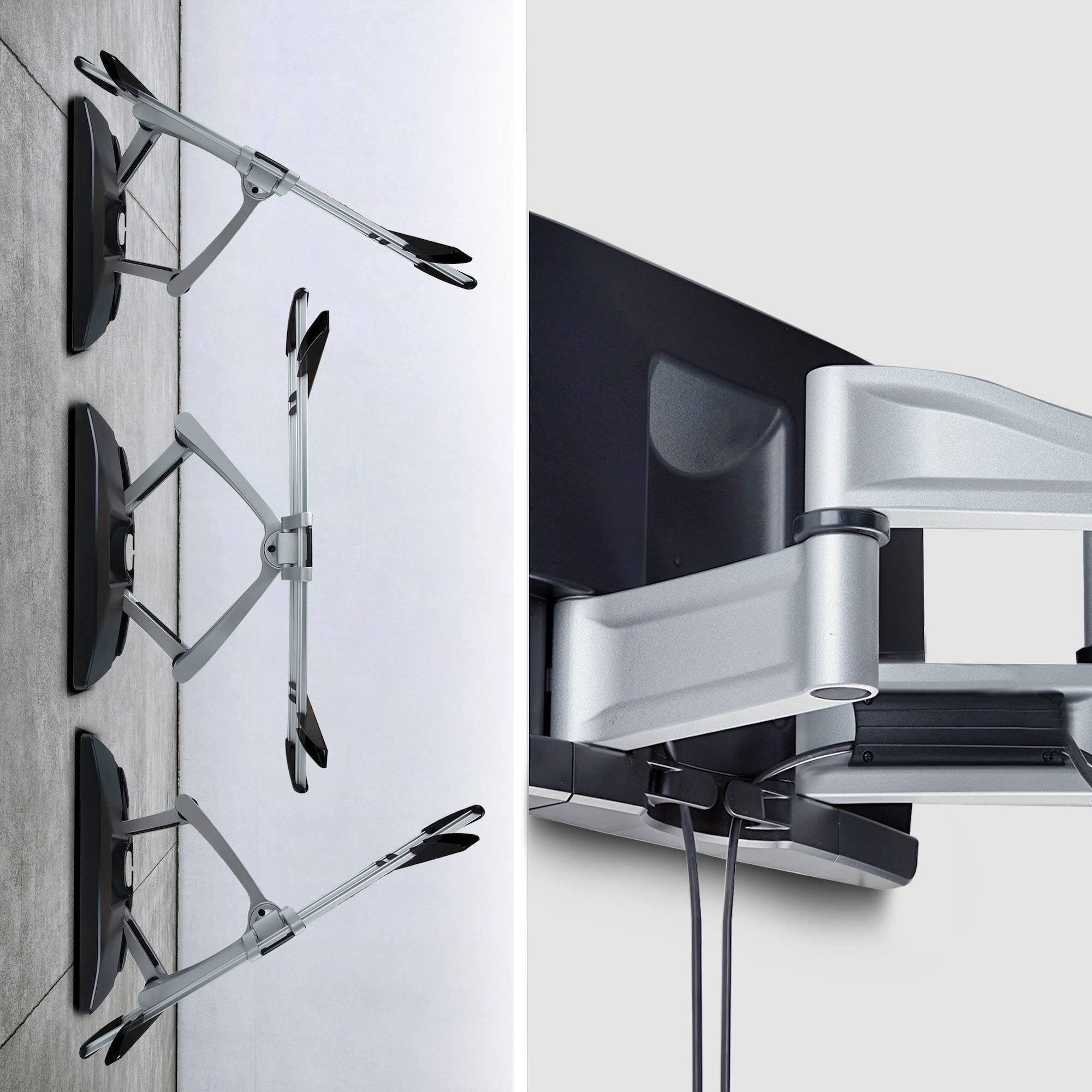 StarTech.com Heavy-Duty Articulating TV Wall Mount for up to 100-inch and 187.4lb/85kg Flat