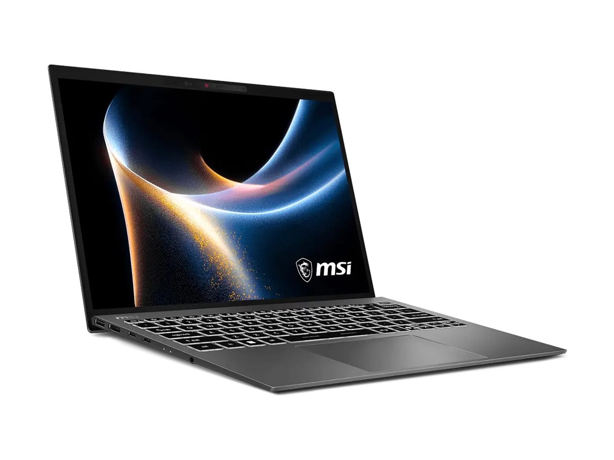 MSI Prestige A3MG-020 Copilot+ PC Intel Core Ultra 9 386H Port�til 33,8 cm (13.3) 2.8K 32 GB LPDDR5x-SDRAM 1 TB SSD Wi-Fi 7 (802.11be) Windows 11 Home Gris