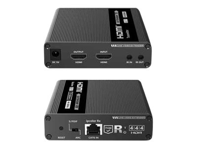 Techly IDATA-EXT-676 AV transmitter & receiver Black