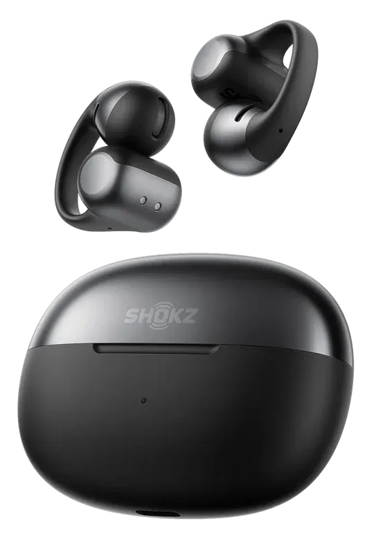 SHOKZ E310BK auricular y casco Auriculares Inal�mbrico gancho de oreja Llamadas/M�sica/Deporte/Uso diario Negro