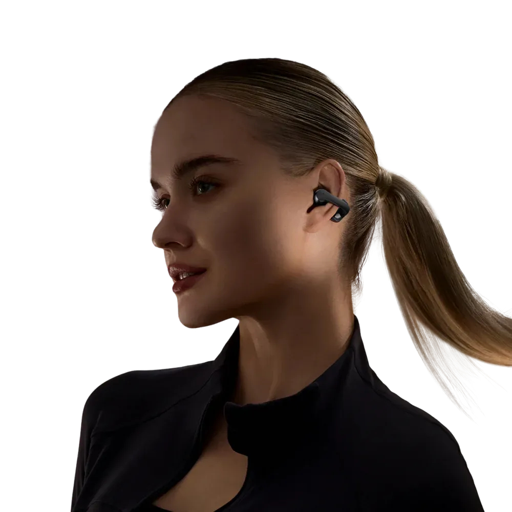 SHOKZ E310BK auricular y casco Auriculares Inal�mbrico gancho de oreja Llamadas/M�sica/Deporte/Uso diario Negro