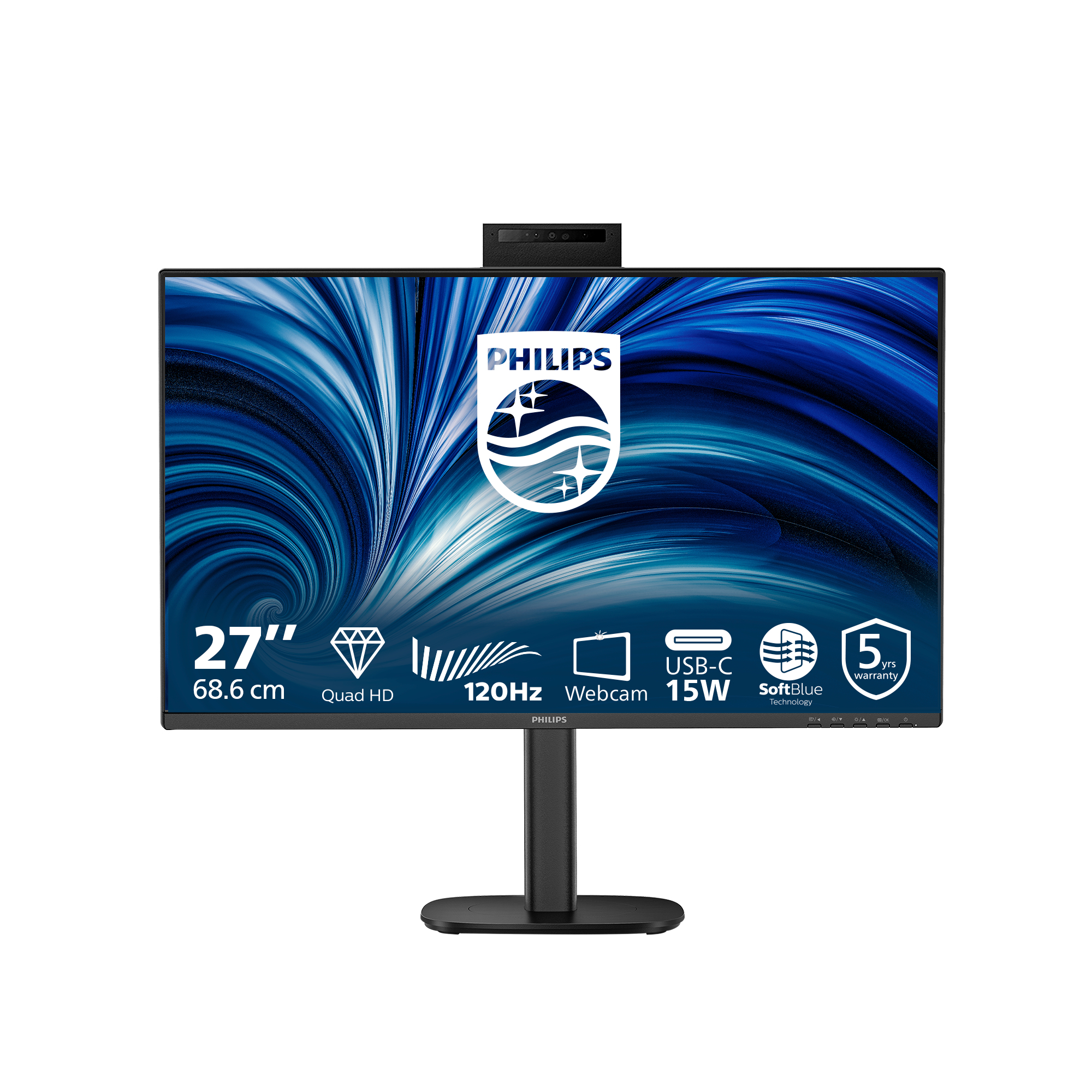 Philips 27B2N3500JH computer monitor 68.6 cm (27) 2560 x 1440 pixels Quad HD LCD Black