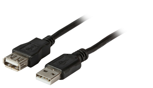 EFB Elektronik K5220SW.5 cable USB 5 m USB 2.0 USB A Negro