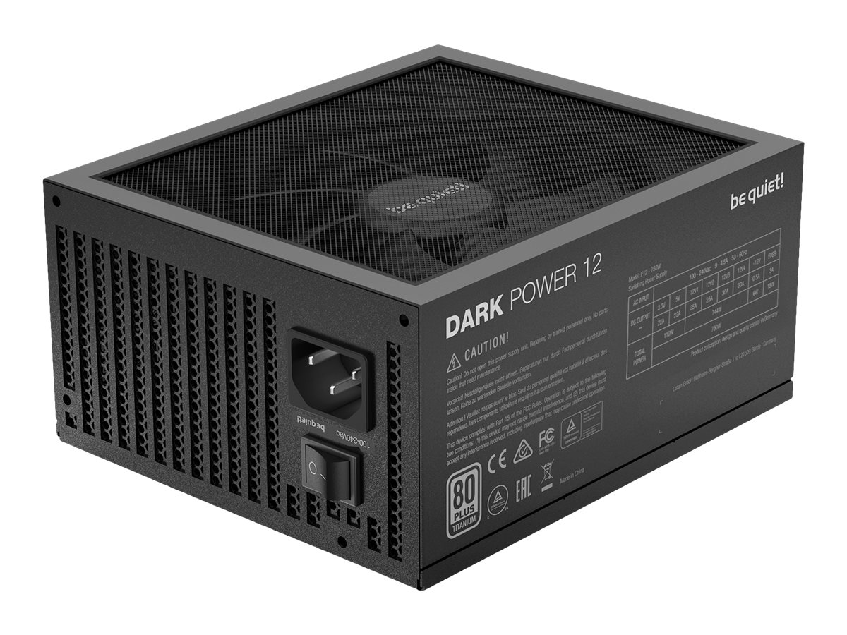 be quiet! DARK POWER 12 750W alimentatore per computer 20+4 pin ATX ATX Nero