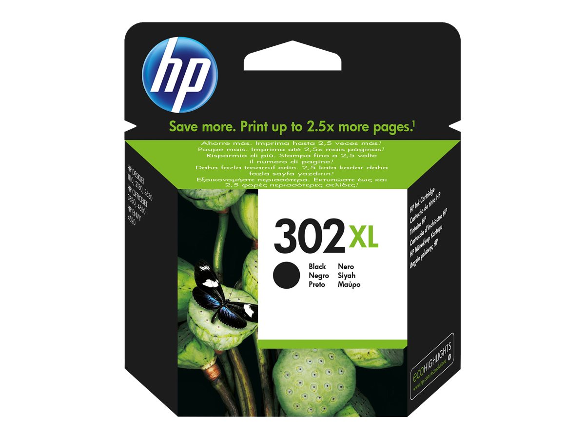 HP 302XL - 8.5 ml - Hohe Ergiebigkeit - Schwarz