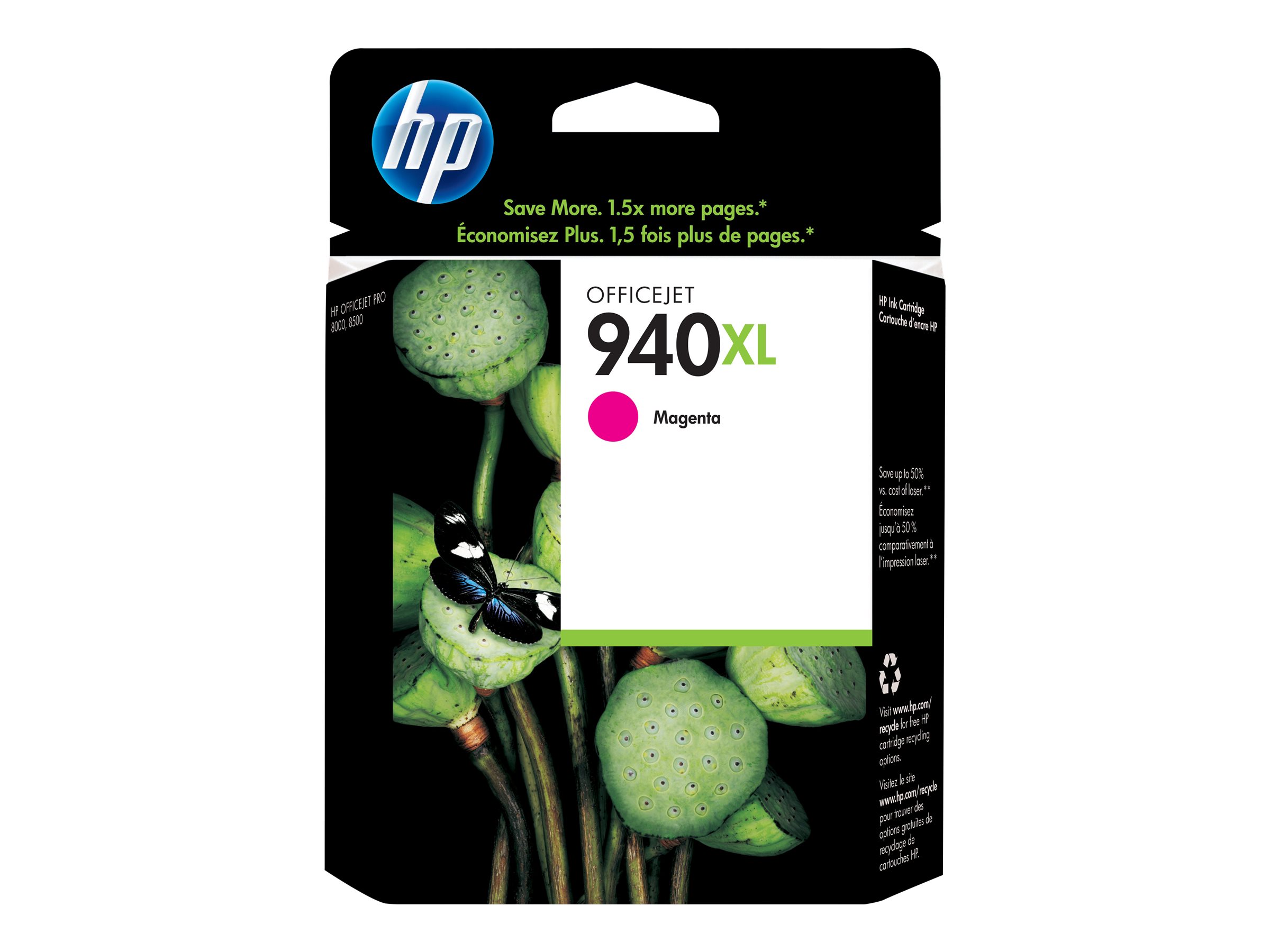 HP 940XL High Yield Magenta Original Ink Cartridge cartucho de tinta 1 pieza(s) Alto rendimiento (XL)