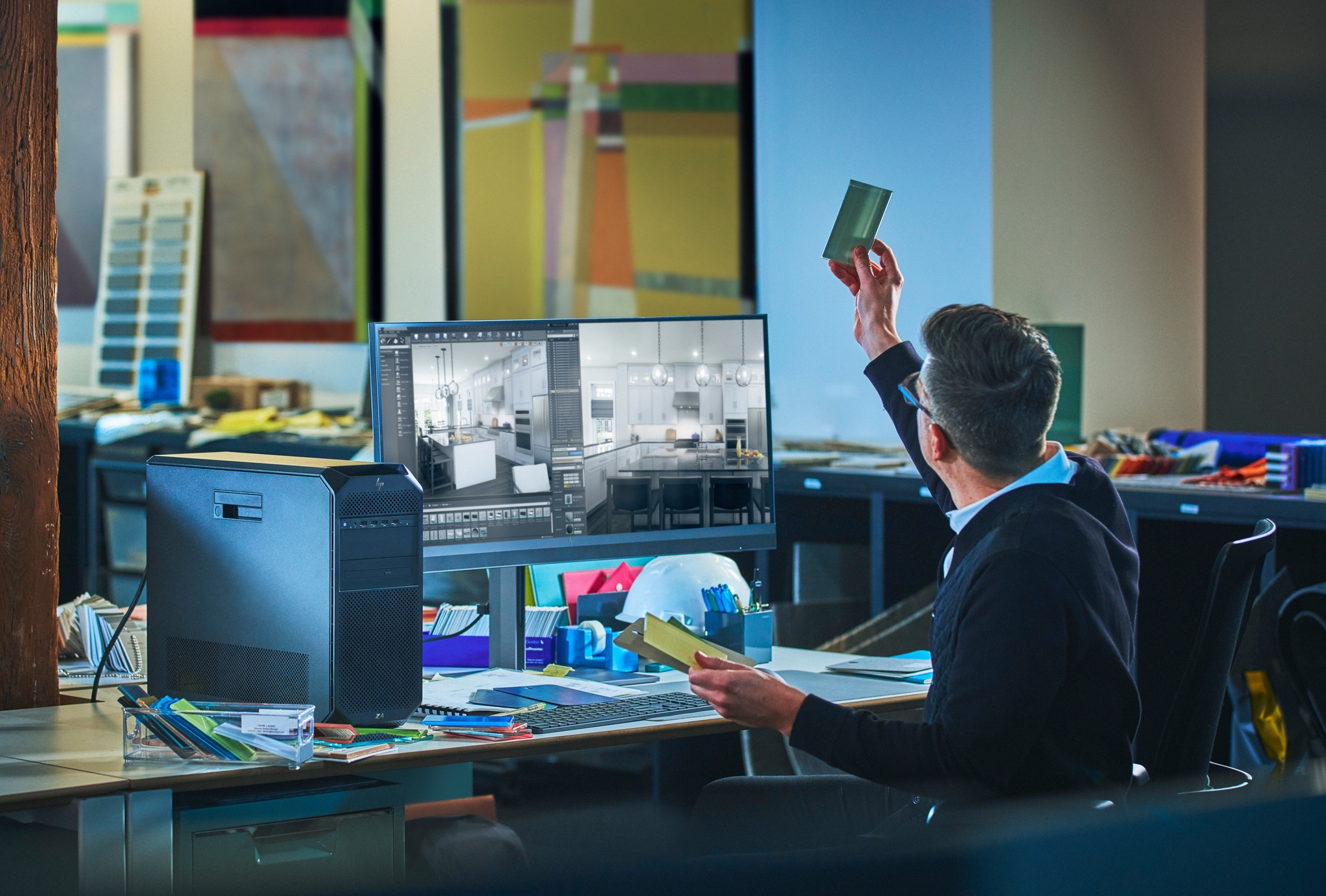 HP Workstation Z4 G5 - Tower - 4U - 1 x Xeon W3-2435 / 3.1 GHz - RAM 32 GB - SSD 512 GB - HP Z Turbo Drive, NVMe, 3D Triple-level Cell (TLC)