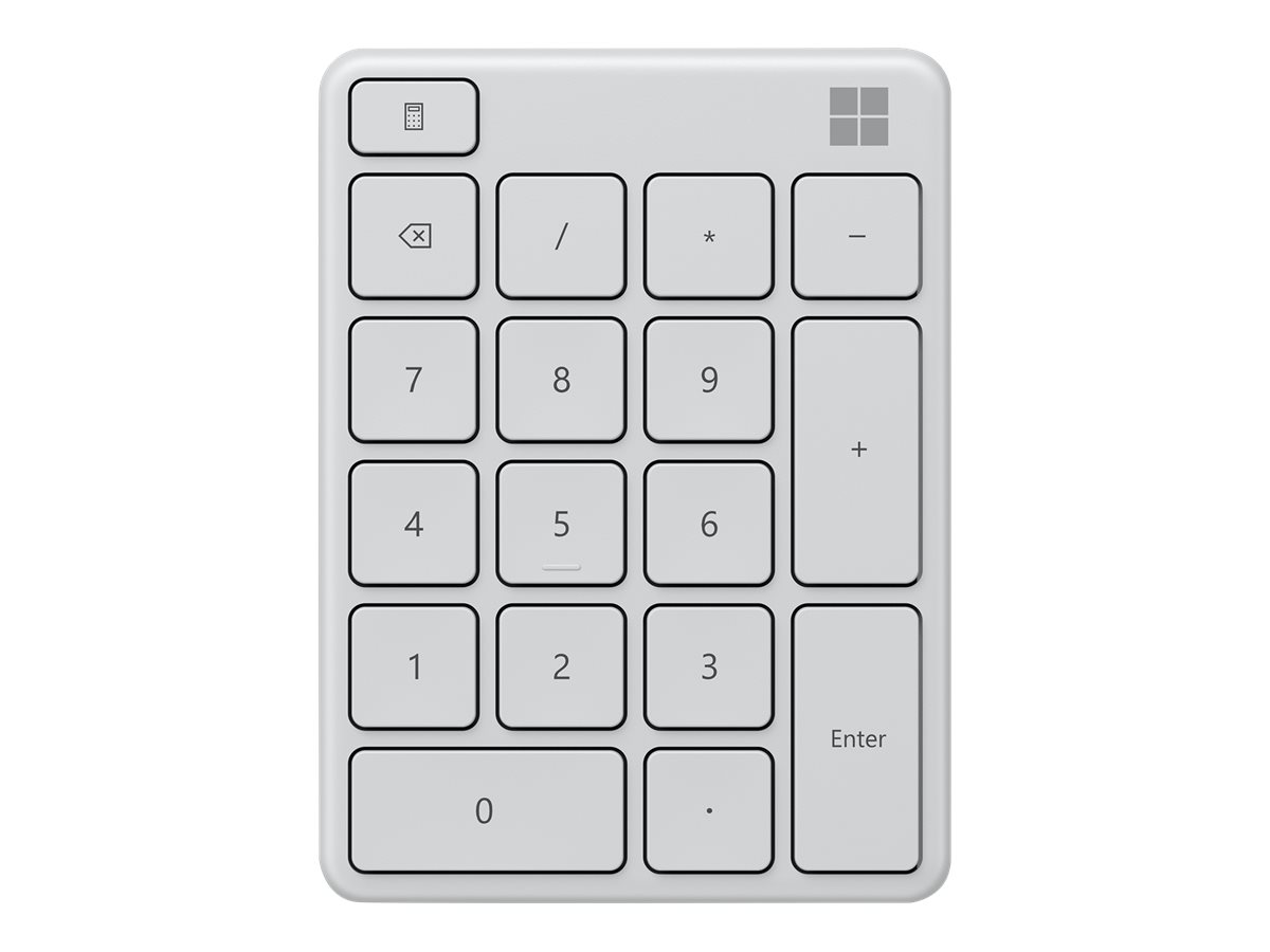 Microsoft 23O-00029  Microsoft Number Pad clavier numérique Universel  Bluetooth Blanc