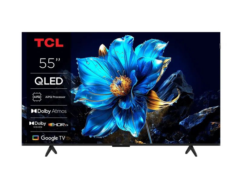 TCL T69C 55T69C TV 139.7 cm 55 4K Ultra HD Smart Wi-Fi Metallic 350