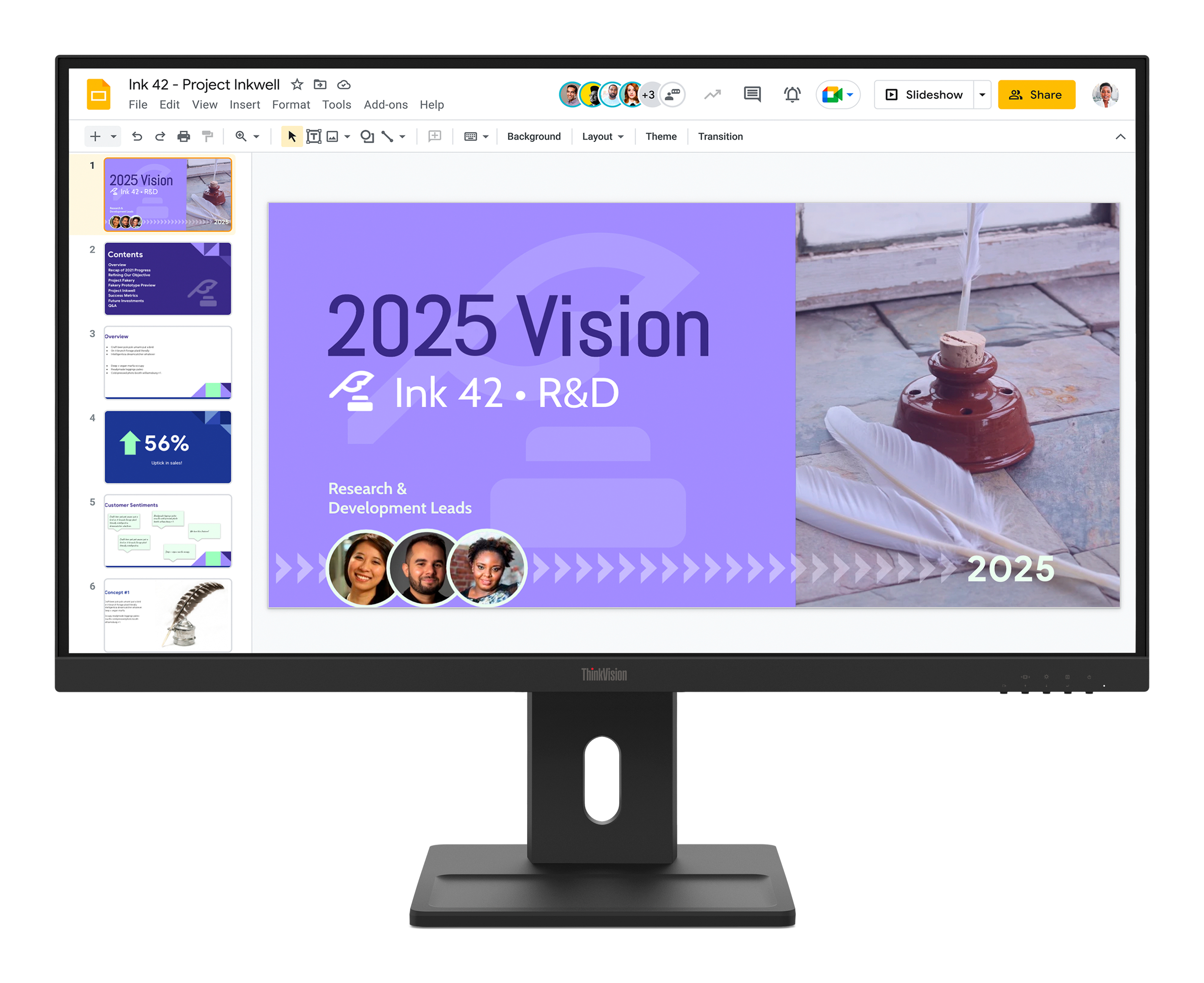 Lenovo ThinkVision E27Q-40 - LED-Monitor - 68.6 cm (27)