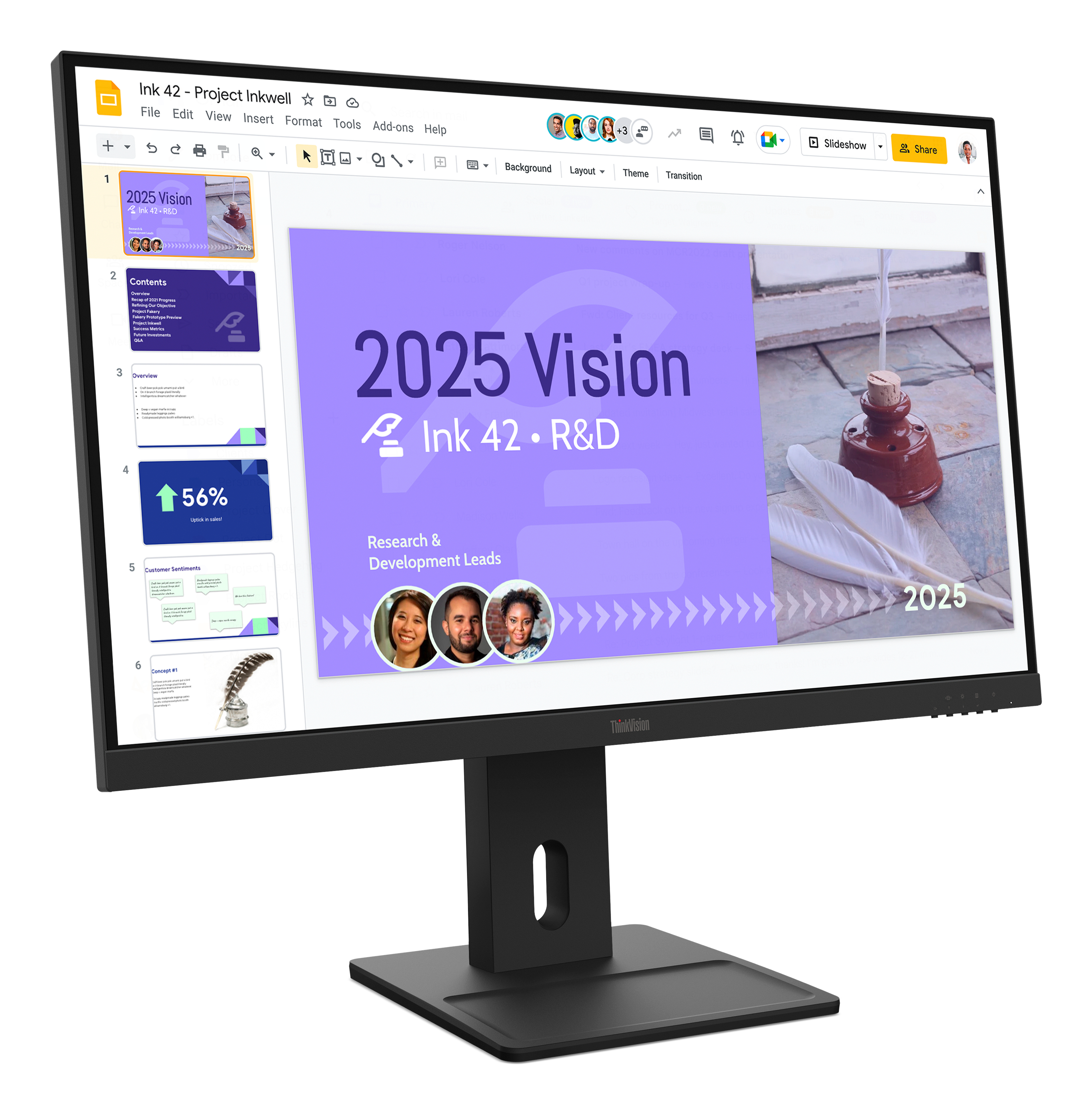 Lenovo ThinkVision E27Q-40 - LED-Monitor - 68.6 cm (27)