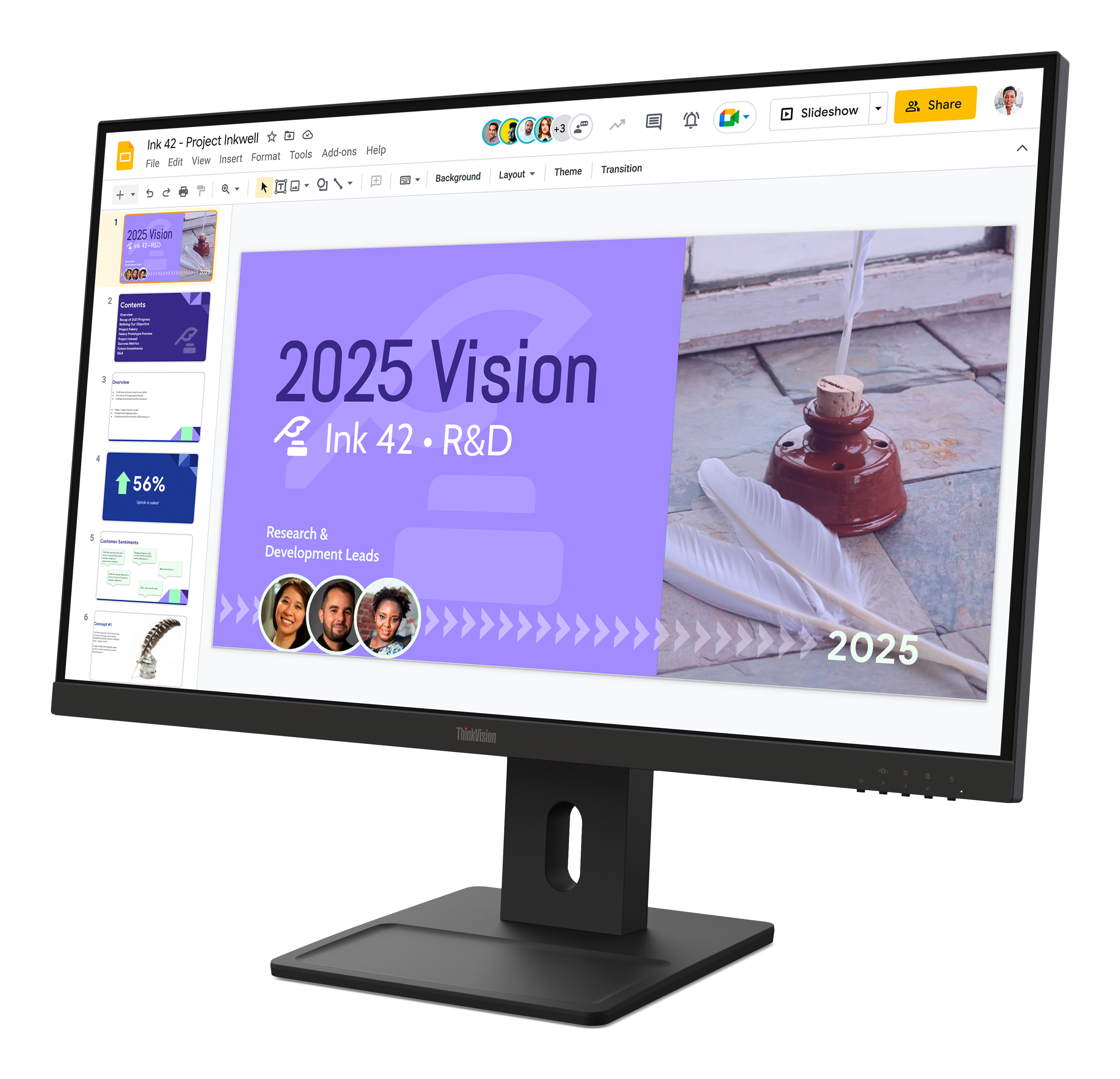 Lenovo ThinkVision E27Q-40 - LED-Monitor - 68.6 cm (27)