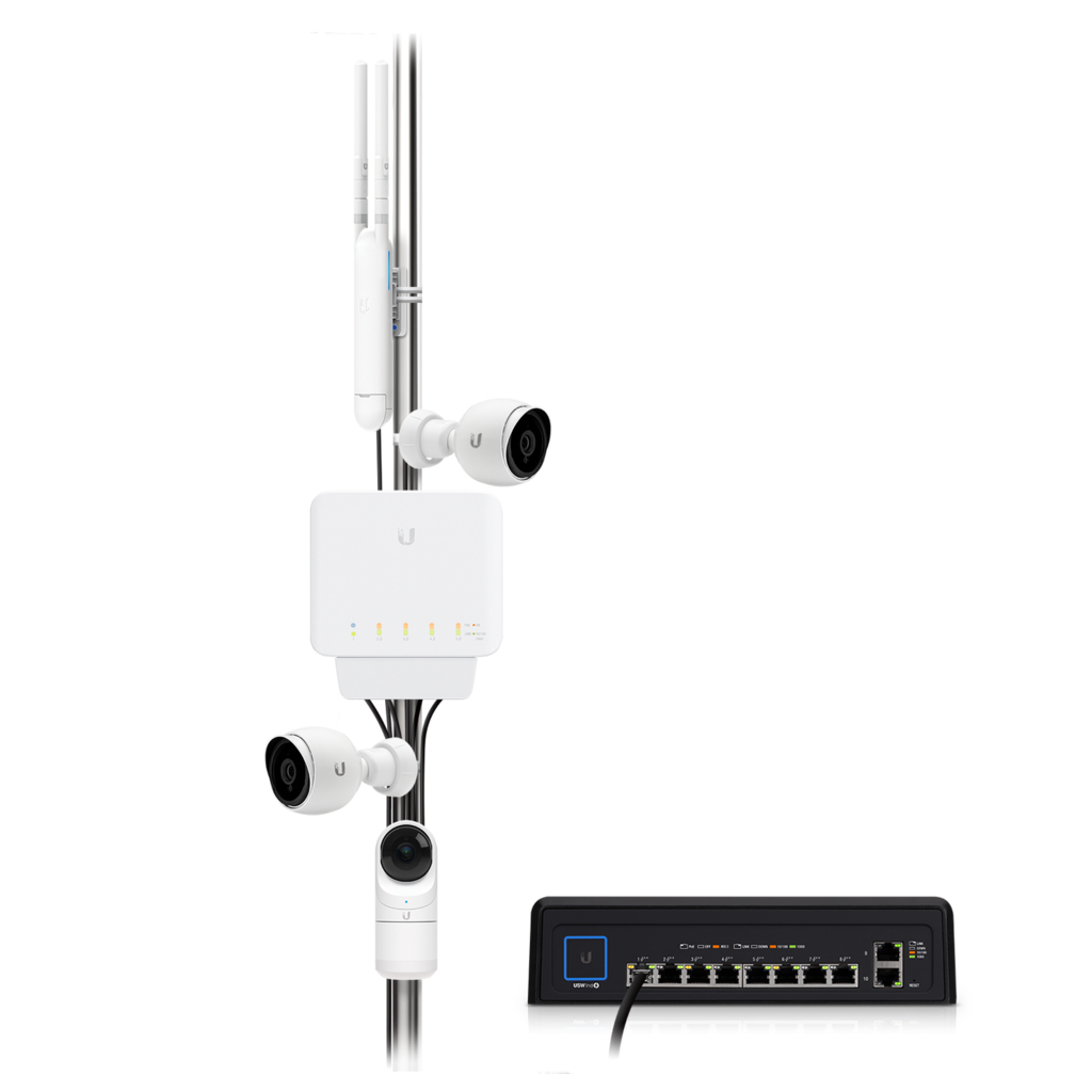 UbiQuiti UniFi Switch USW-FLEX - Switch - managed - 4 x 10/100/1000 (PoE)