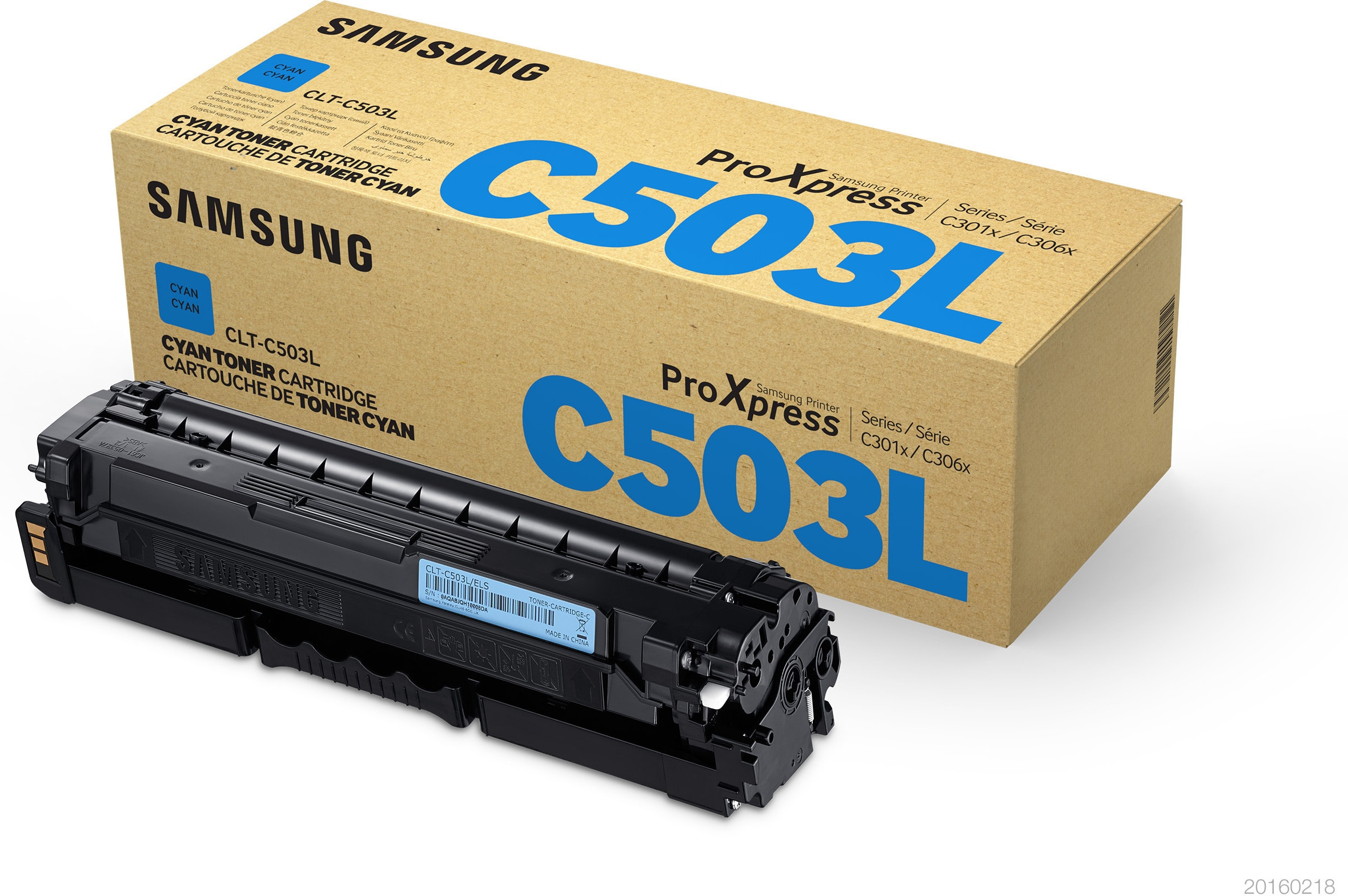 Samsung Cartuccia toner ciano a resa elevata CLT-C503L