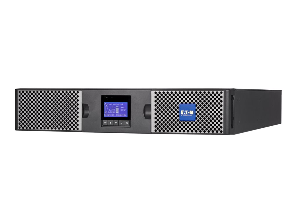 Eaton 9PX 3000i RT2U - USV (in Rack montierbar/extern) - Wechselstrom 200/208/220/230/240 V - 3000 Watt - 3000 VA - 1-phasig - RS-232, USB - Ausgangsanschl�sse: 10 - PFC - 2U - 48.3 cm (19)