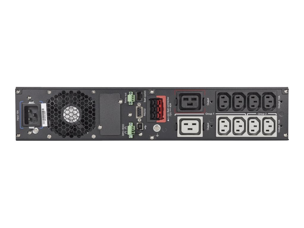 Eaton 9PX 3000i RT2U - USV (in Rack montierbar/extern) - Wechselstrom 200/208/220/230/240 V - 3000 Watt - 3000 VA - 1-phasig - RS-232, USB - Ausgangsanschl�sse: 10 - PFC - 2U - 48.3 cm (19)