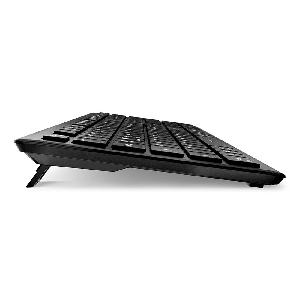Sharkoon OfficePal K30W bk clavier maison/bureau USB QWERTZ Allemand Noir