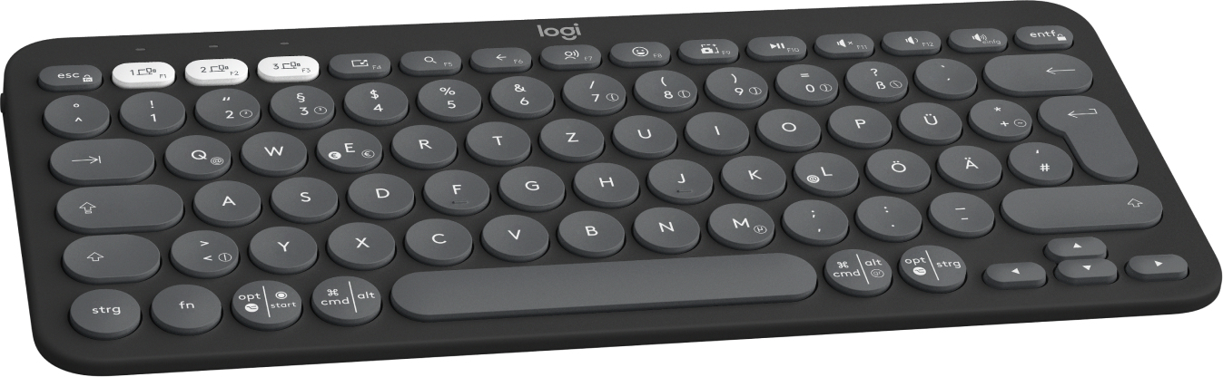 Logitech Pebble Keys 2 K380s TONAL GRAPHITE DEU BT N/A CENTRAL-419 UNIVERSAL