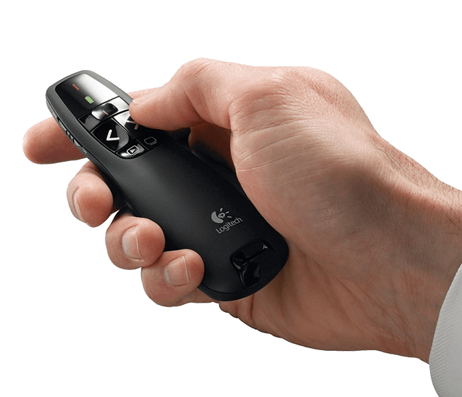 Logitech R400 wireless presenter RF Black
