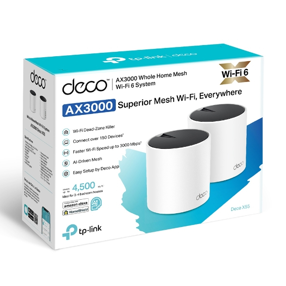 TP-LINK AX3000 - Wei� - Intern - Mesh-Router - 0 - 40 �C - -40 - 70 �C - 10 - 90%