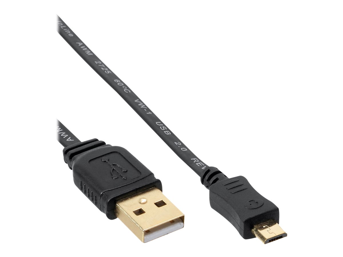InLine USB-Kabel - Micro-USB Typ B (M) zu USB (M)