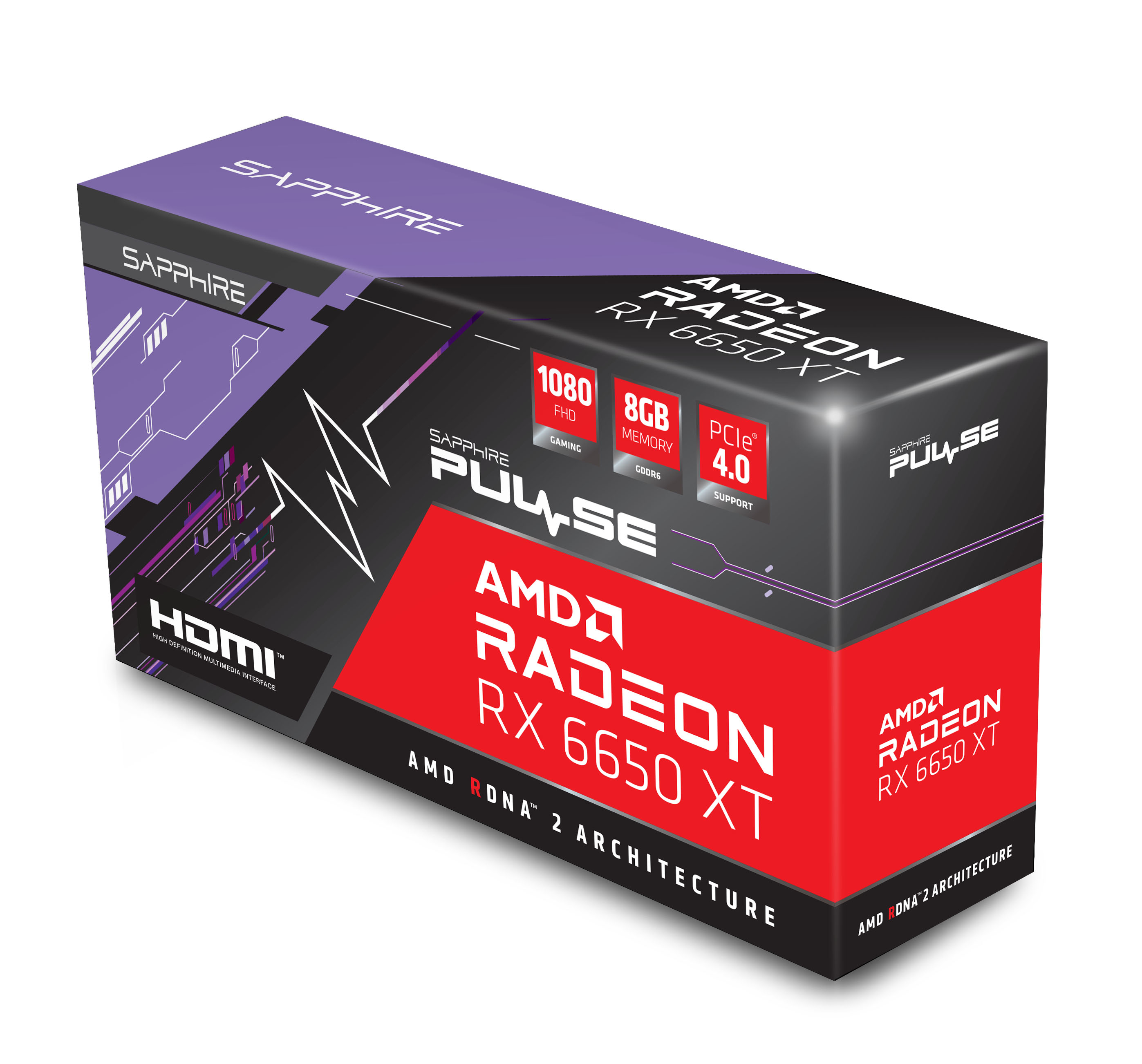 Sapphire 11319-03-20G  Sapphire PULSE AMD Radeon RX 6650 XT 8 GB GDDR6