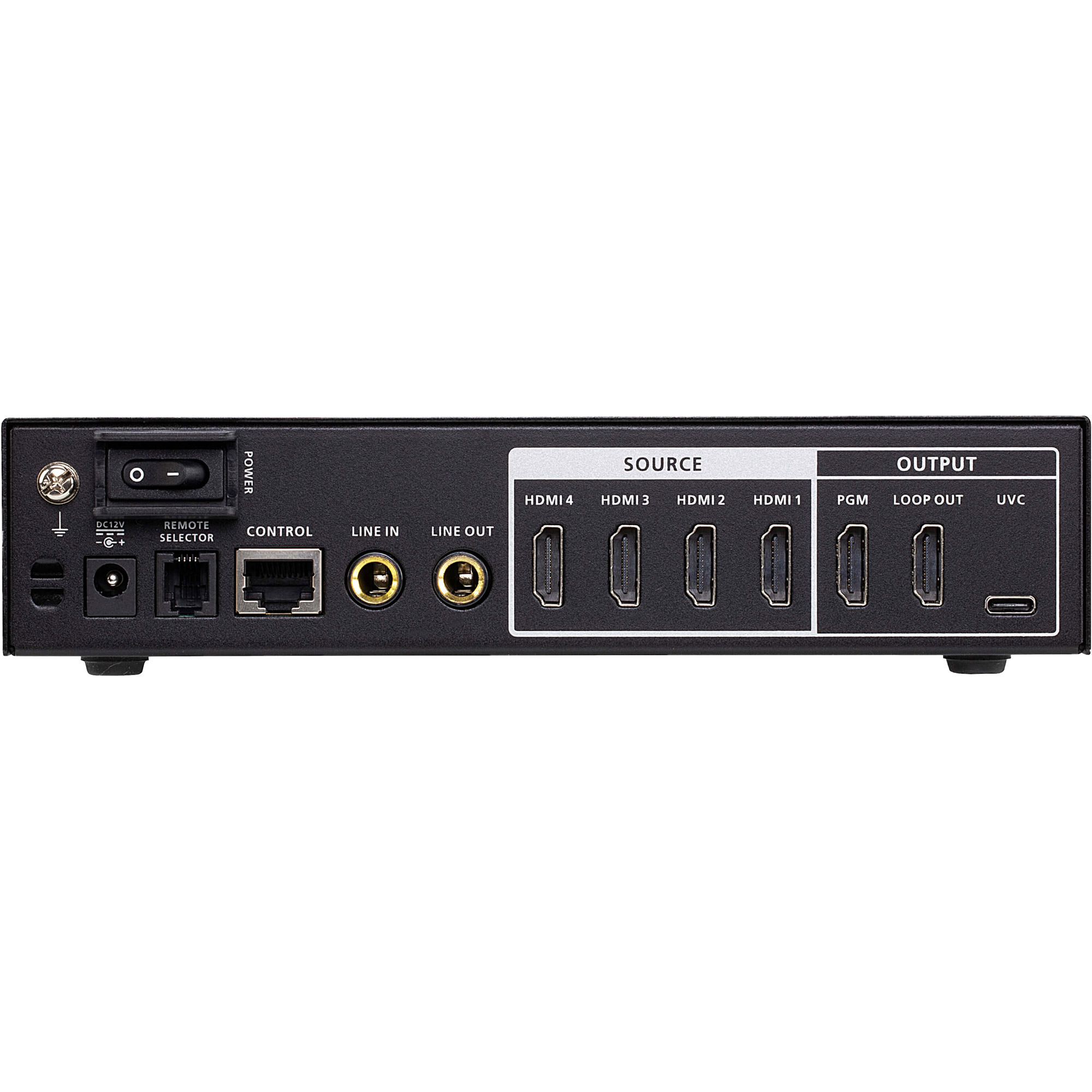 ATEN CAMLIVE PRO 4K 4-Input HDMI zu USB Video Swit - Kabel-/Adapterset - Digital/Daten