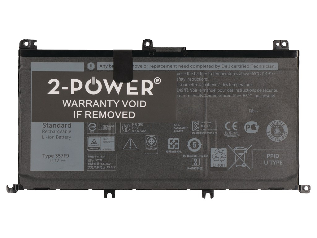 2-power 2P-357F9 - Akku - Batterie 7.200 mAh 11,4 V